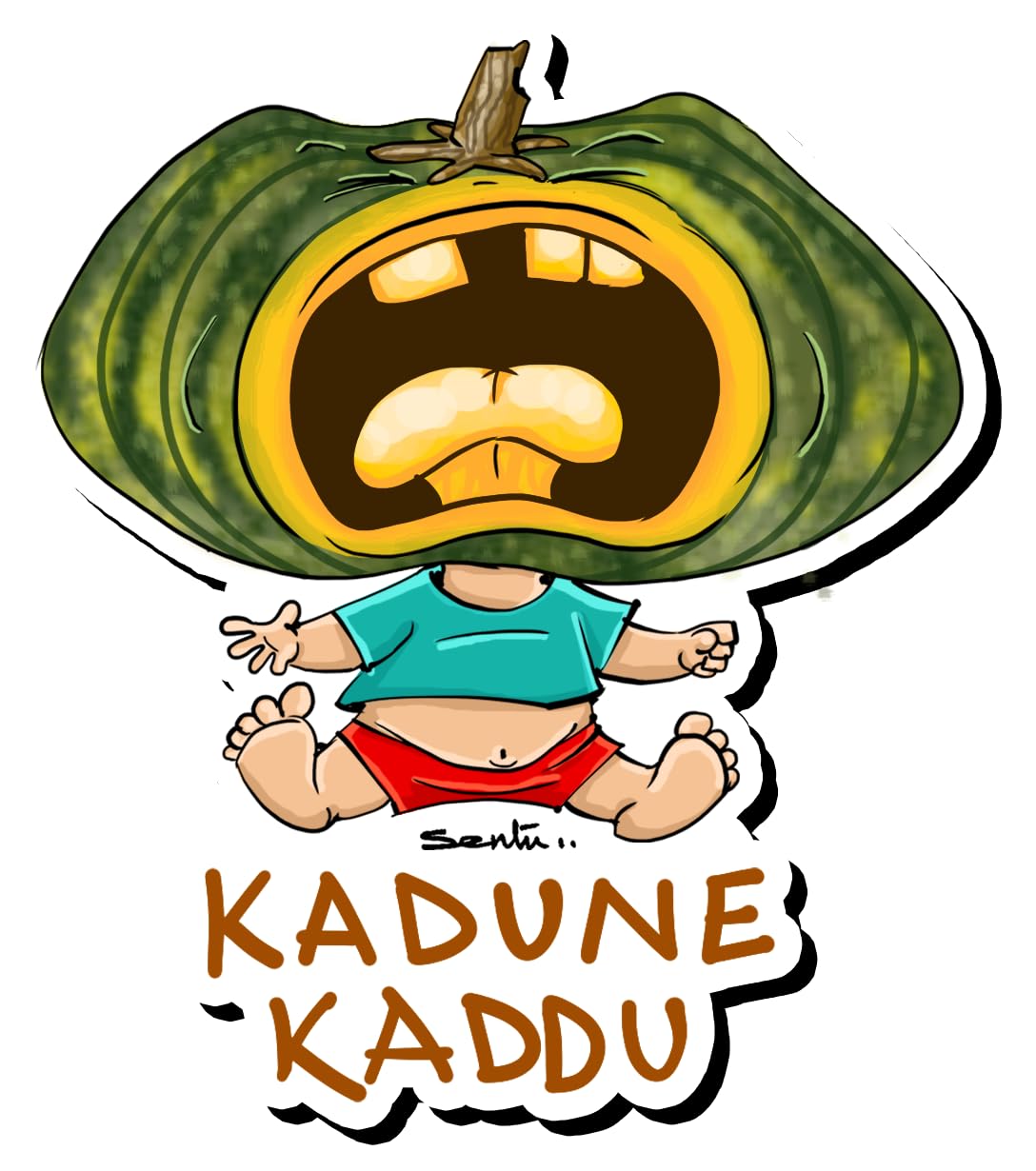 Sentoor Kartoon Cute Funny Kadune Kaddu Pumpkin Wooden Vegetable Fridge Magnets for Gift for Kids Veggie Home, Kitchen and Office Decoration Stylish Veggies Refrigerator Magnet Multicolour, Set of 1
