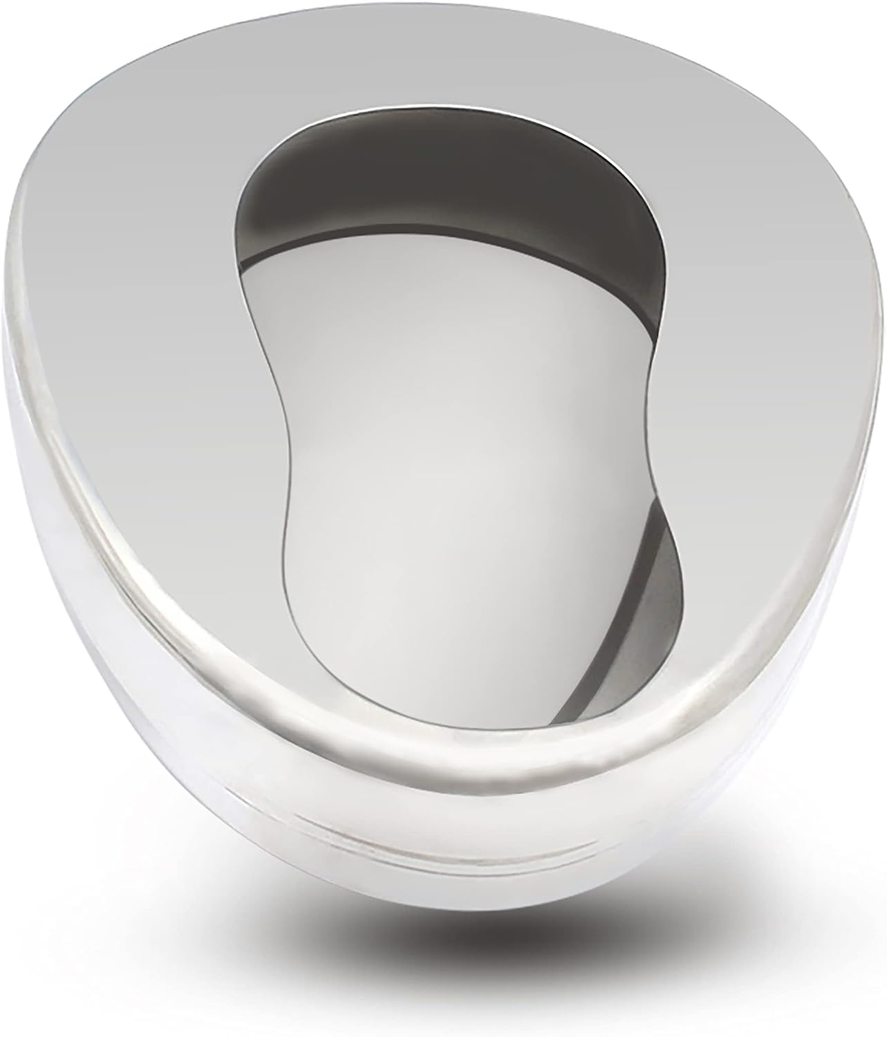 OdontoMed2011 Bedpans for Elderly Men & Women, Heavy Duty Autoclavable Stainless Steel Bedpan for Medical Centers and Home Use, 14" x 11 3/8" Bedpan for Hospital Easy to Clean