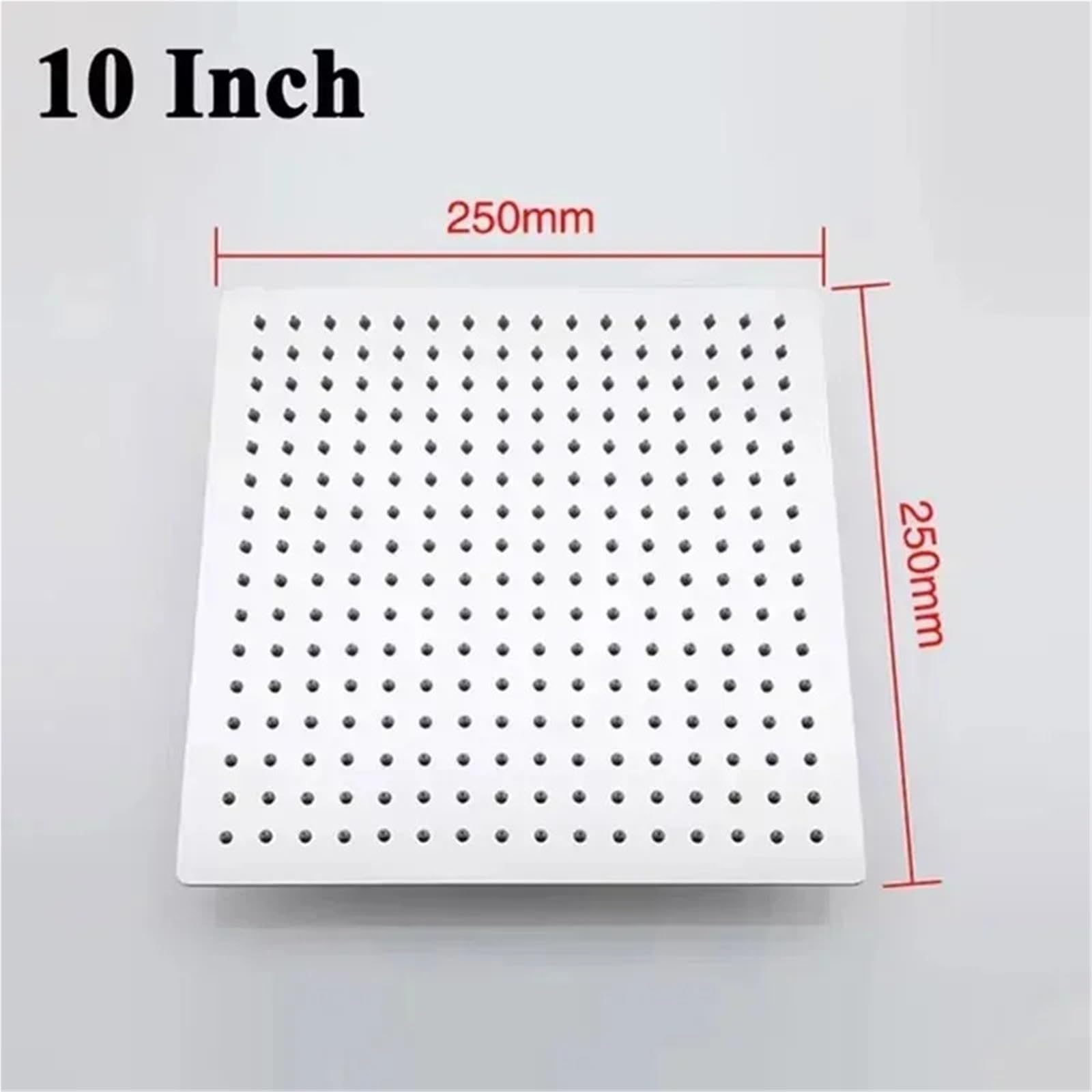 Stal nierdzewna 8/10/30.5 cm deszczownice prysznicowe kwadratowe ultra cienkie wodospad (25 cm)