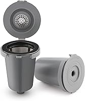 Vista 3 de Vaso de filtro reutilizable para Cuisinart, gris (paquete de 1)