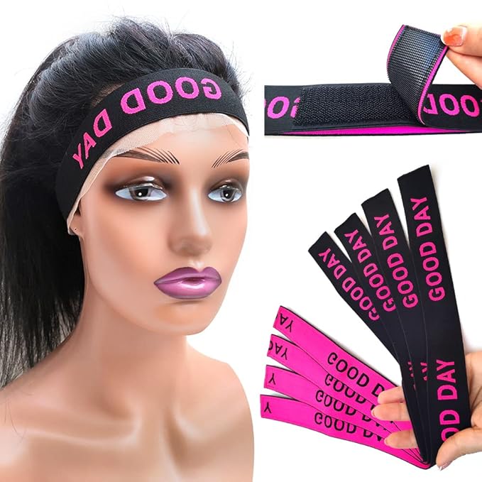 Elastic Bands for Wig, 4 PCS Melting Band for Lace Front
