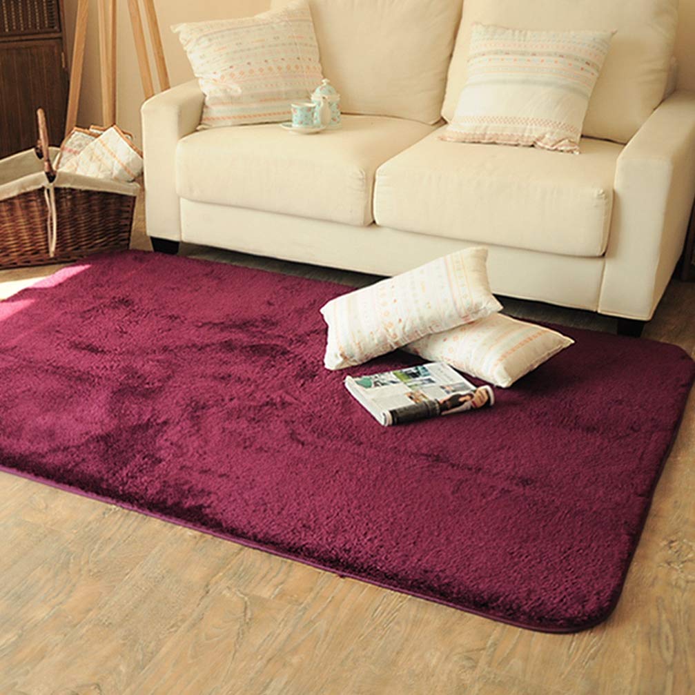 Amazon｜ラグ カーペット ふかふか シャギーラグ 洗える 100x200