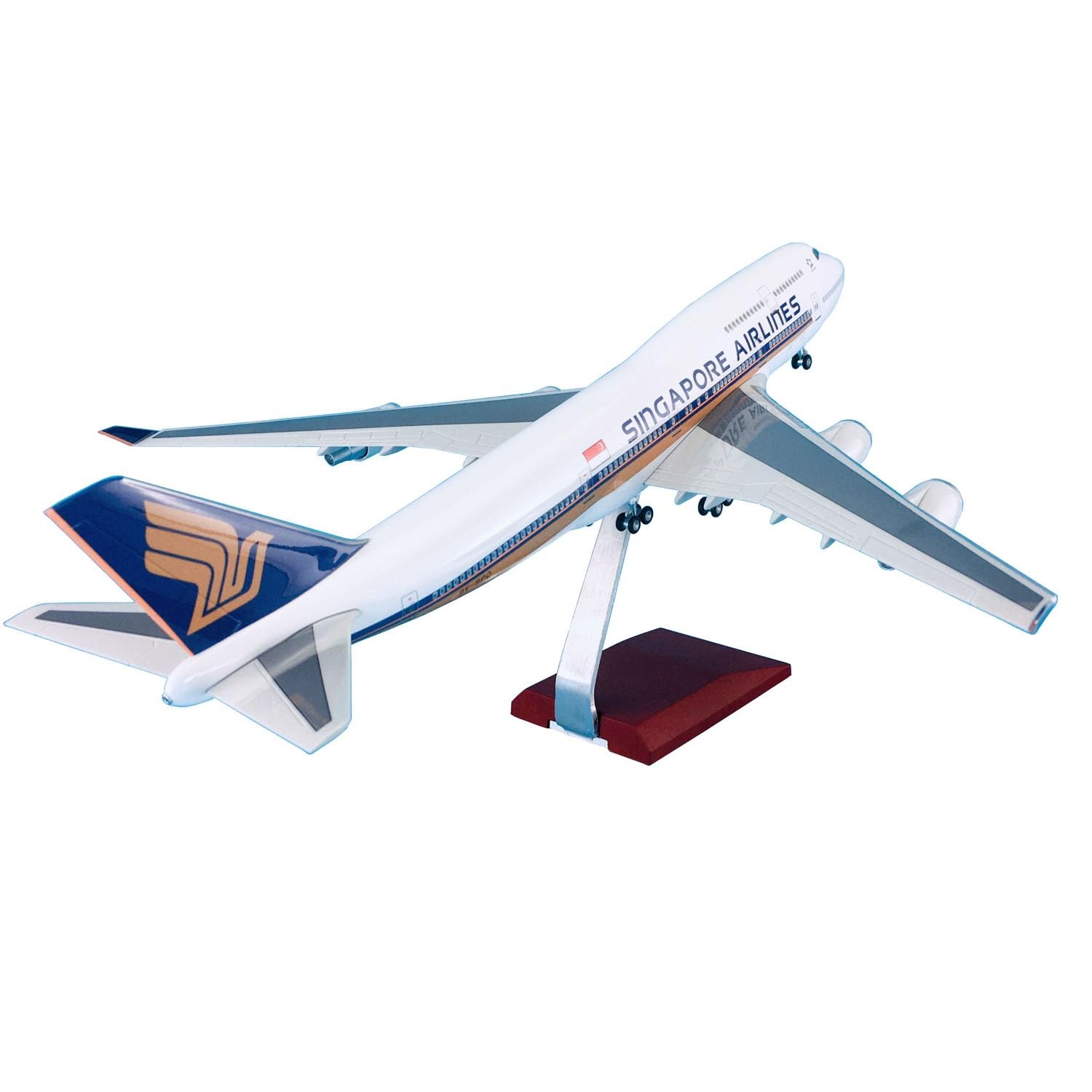 Amazon.co.jp: 対象: 1:1547cm 車輪付き航空機ボーイング B747-400