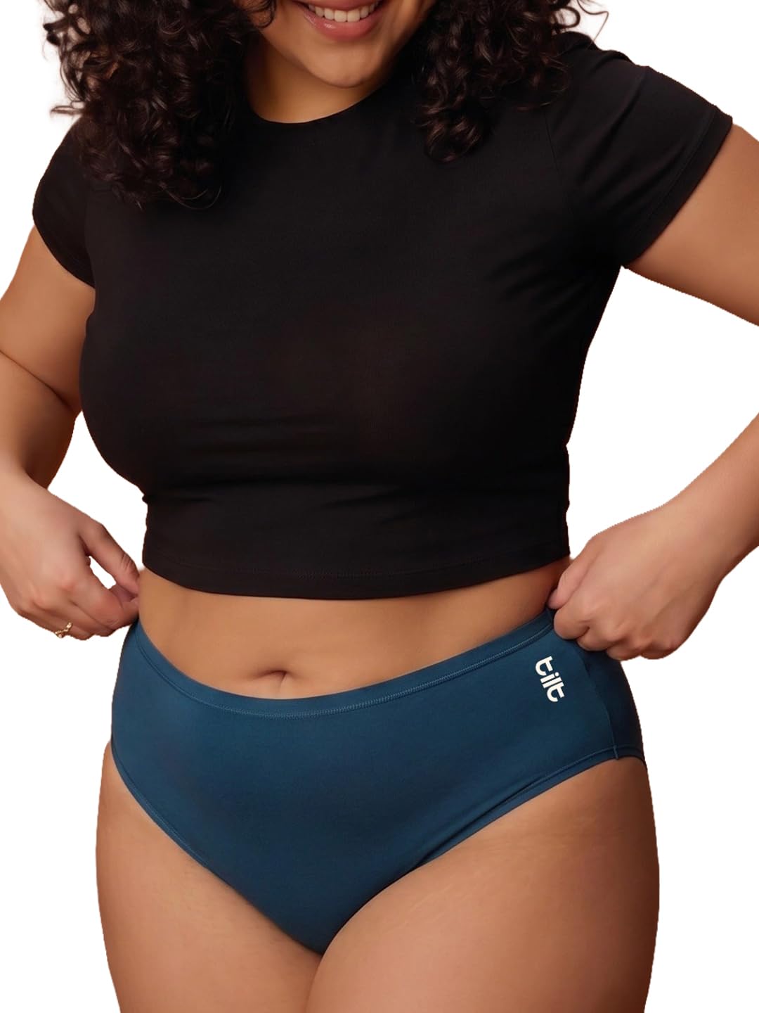 tilt Bamboo Mid Waist Panty for Women | Full Coverage Underwear with Panty Liner Alternative| Absorbent Longer Gusset with Moisture-Wicking Technology | Recommended by Gynaecologist-picture-47