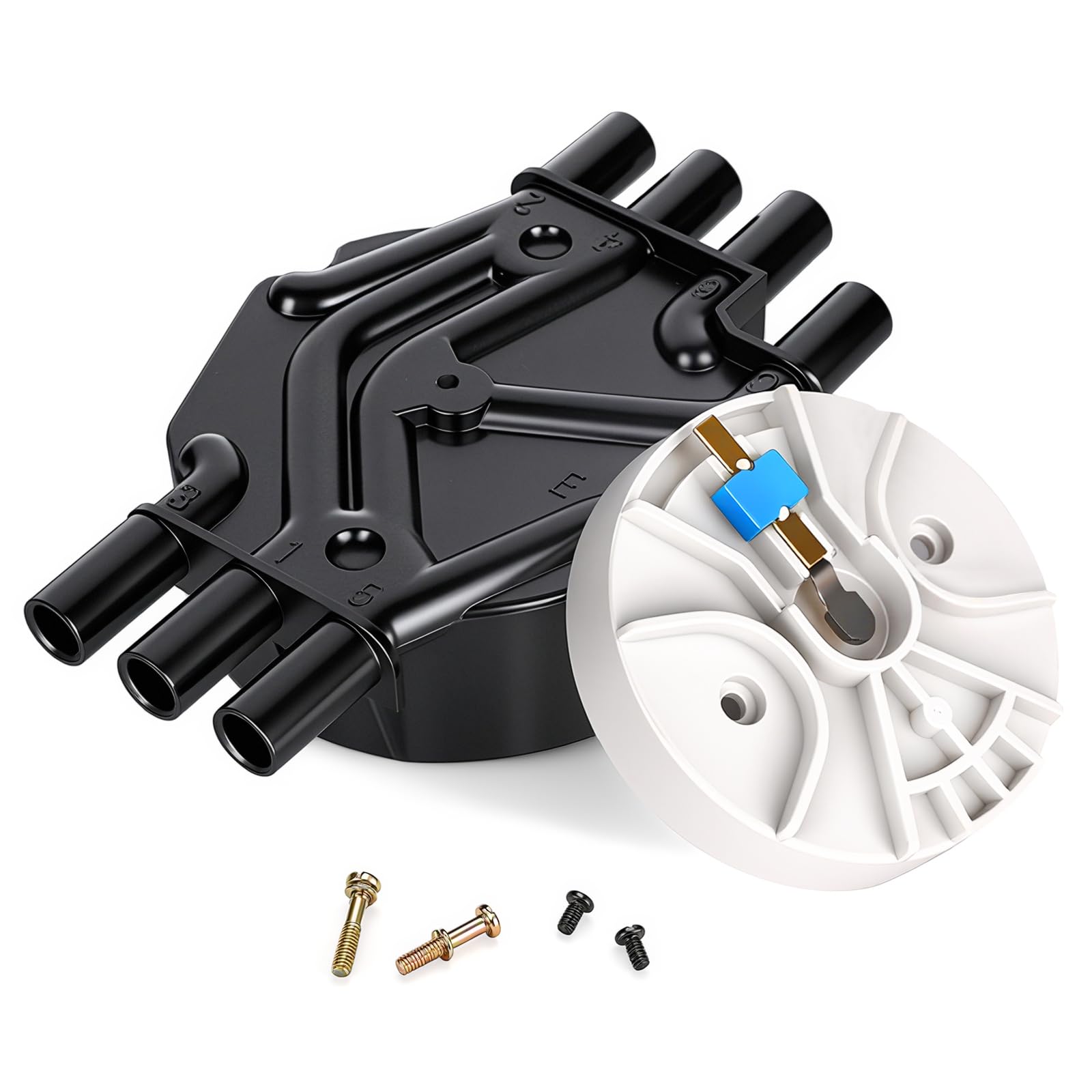 10452457 10452458 Distributor Cap and Rotor Replacement for GMC Che vrolet Trucks V6 4.3L Vortec DR475 DR331 D465 D328A DR475T