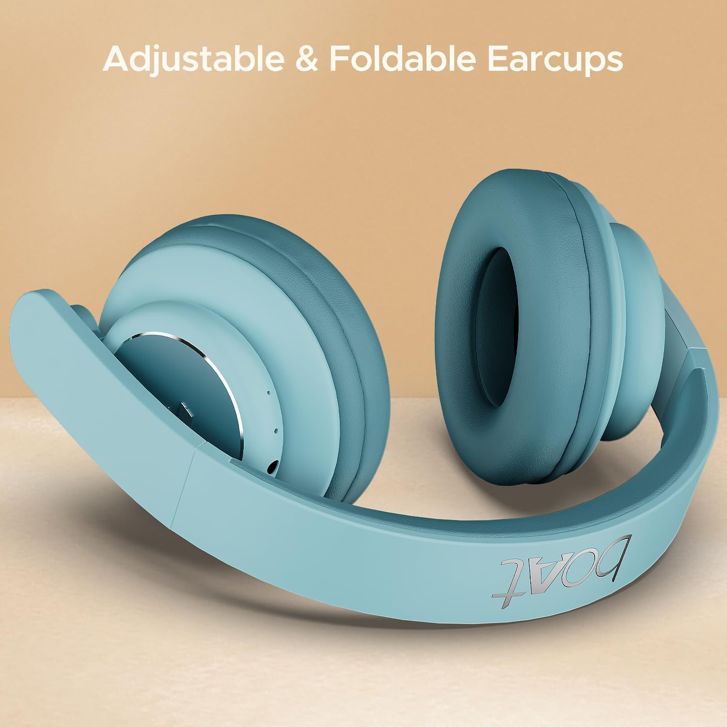 boAt Rockerz 450 Pro Bluetooth Wireless In-Ear Headphones 70 Hour Battery with Microphone, 40 mm Drives, Bluetooth V5.0 Padded Ear Pillow, Easy Access Controls and Voice Assistant (Aqua Blue)