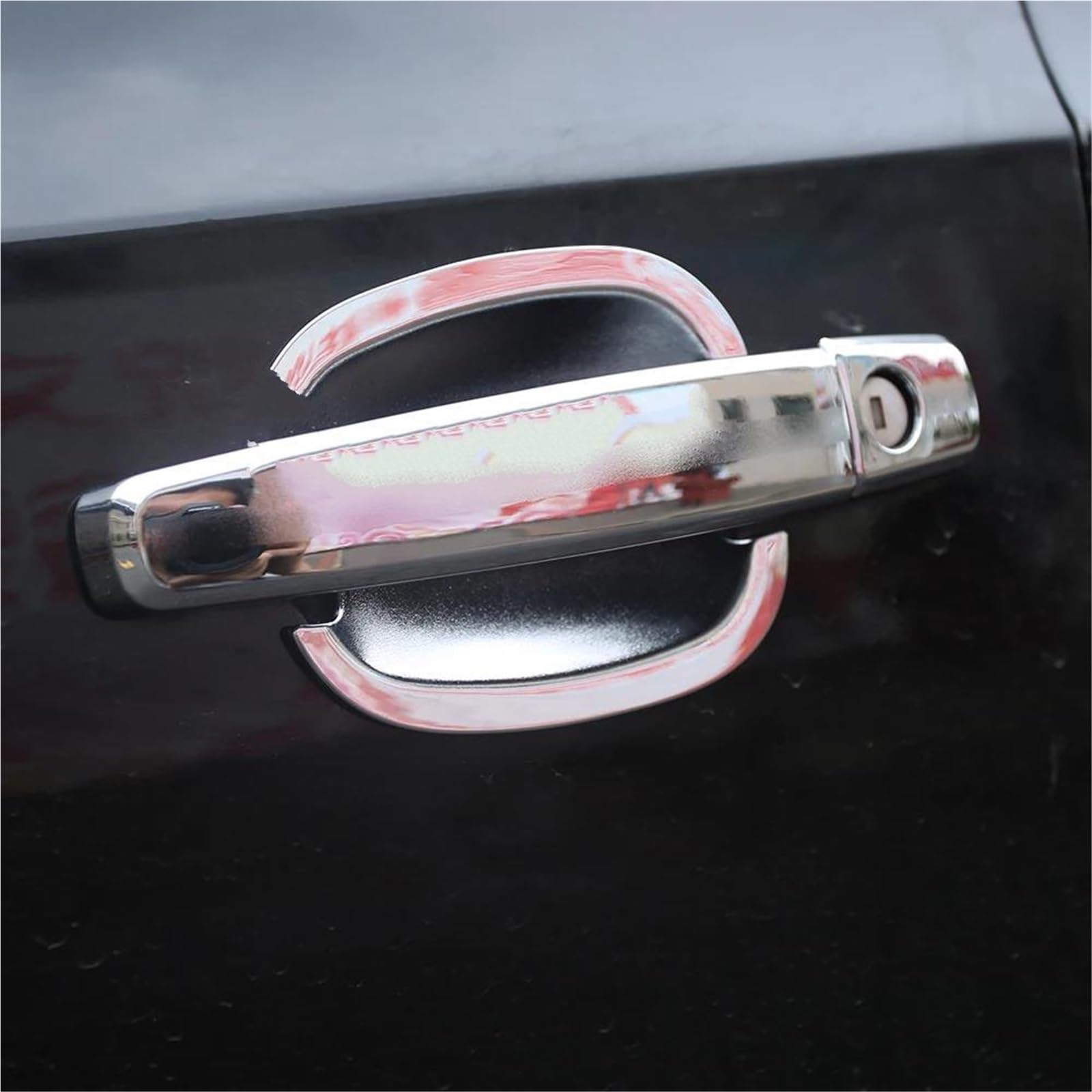 DTSGCX Chrome Trim Door Handles Cover Sticker for Cruze 2009-2014 for OPel for Mokka for Astra J Vehicle Trim kit