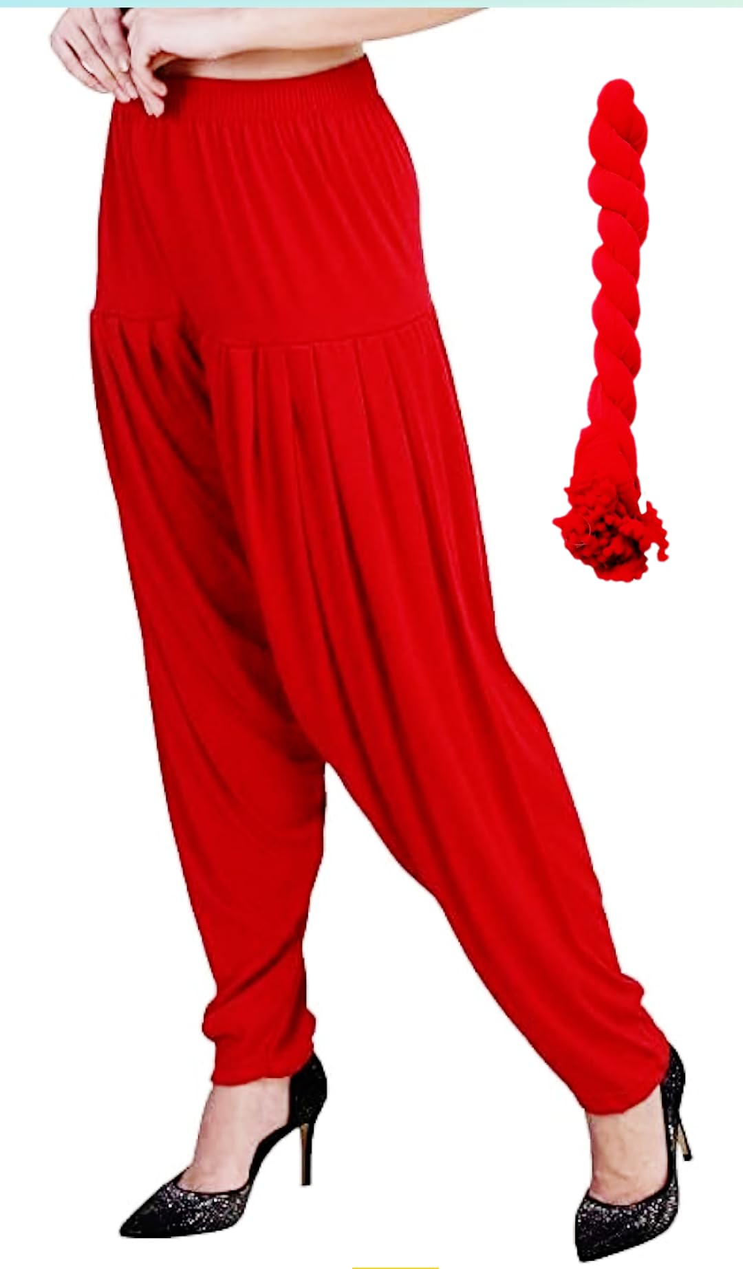 Womens Patiala Pants with Dupatta Set | Patiala with Dupatta | Patiala with Shawl | Garments by Zealza | Size - 2XL-image-15