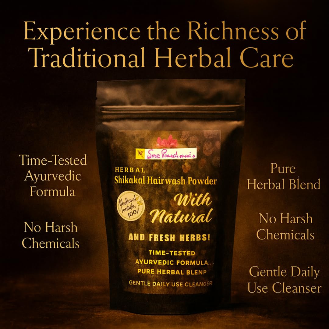 Sree Panchami's Hair Care Herbal Shikakai Hair wash Powder (50 gram) 3
