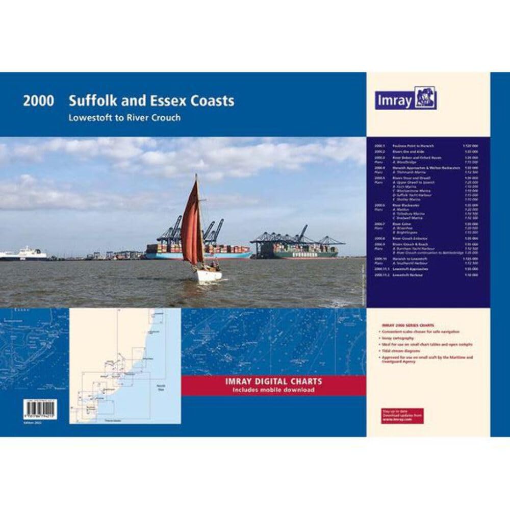 2000 Suffolk and Essex Chart Pack by  Imray - 9781786794215