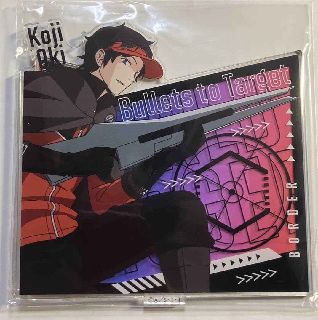 ワートリ Bullets to Target 缶バッチ 隠岐孝二 42点セット ワールドトリガー Bullets to Target ラージタオル 3.隠岐孝二[amie