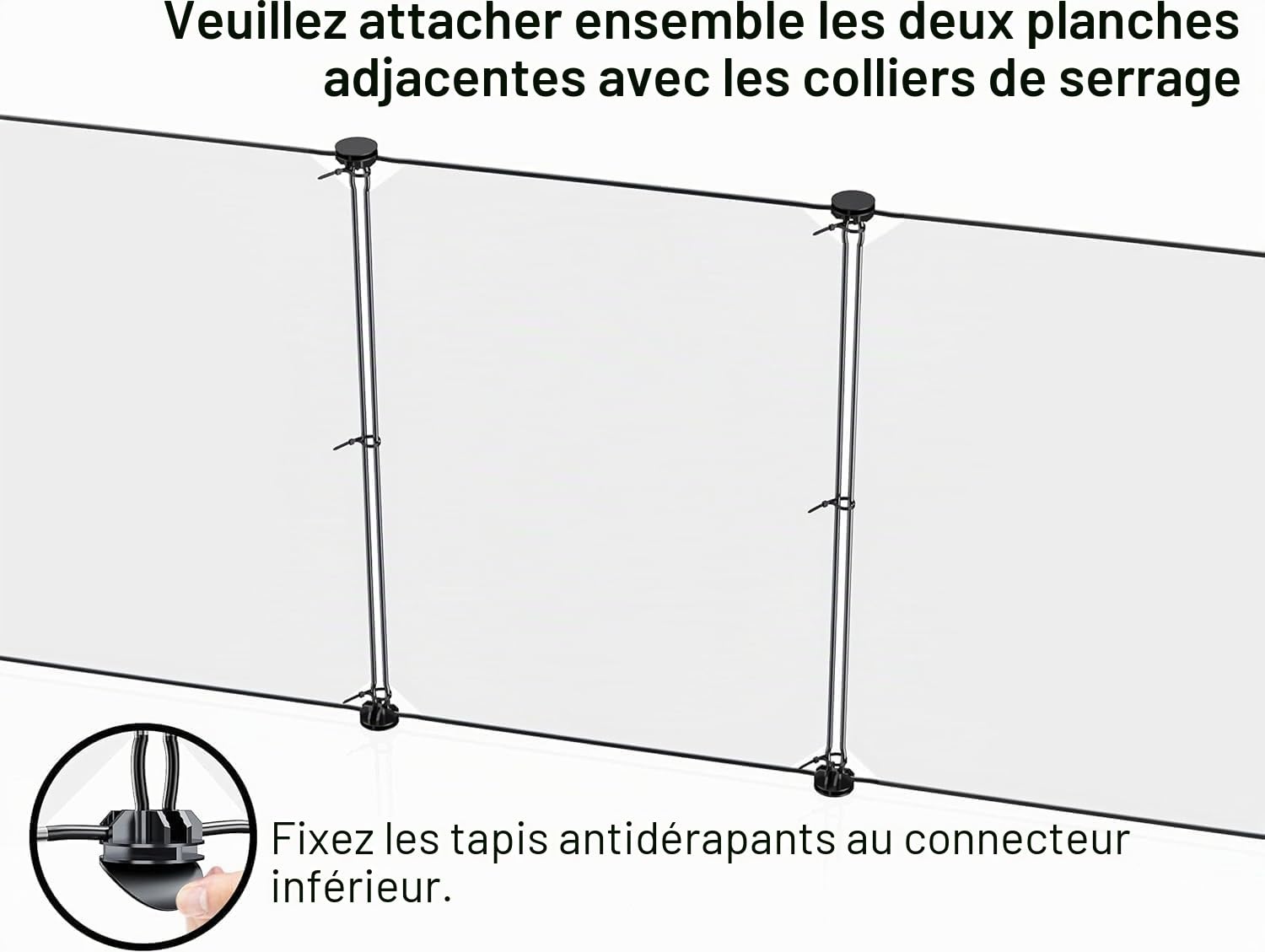 LURIVA Grand Parc Transparent pour Animaux domestiques, 71,1 x 50,8 cm (H x l), Parc pour Petits Animaux, enclos pour Chien, Chaton, Furet, Cochon d'Inde, Utilisation en intérieur, 12 Panneaux
