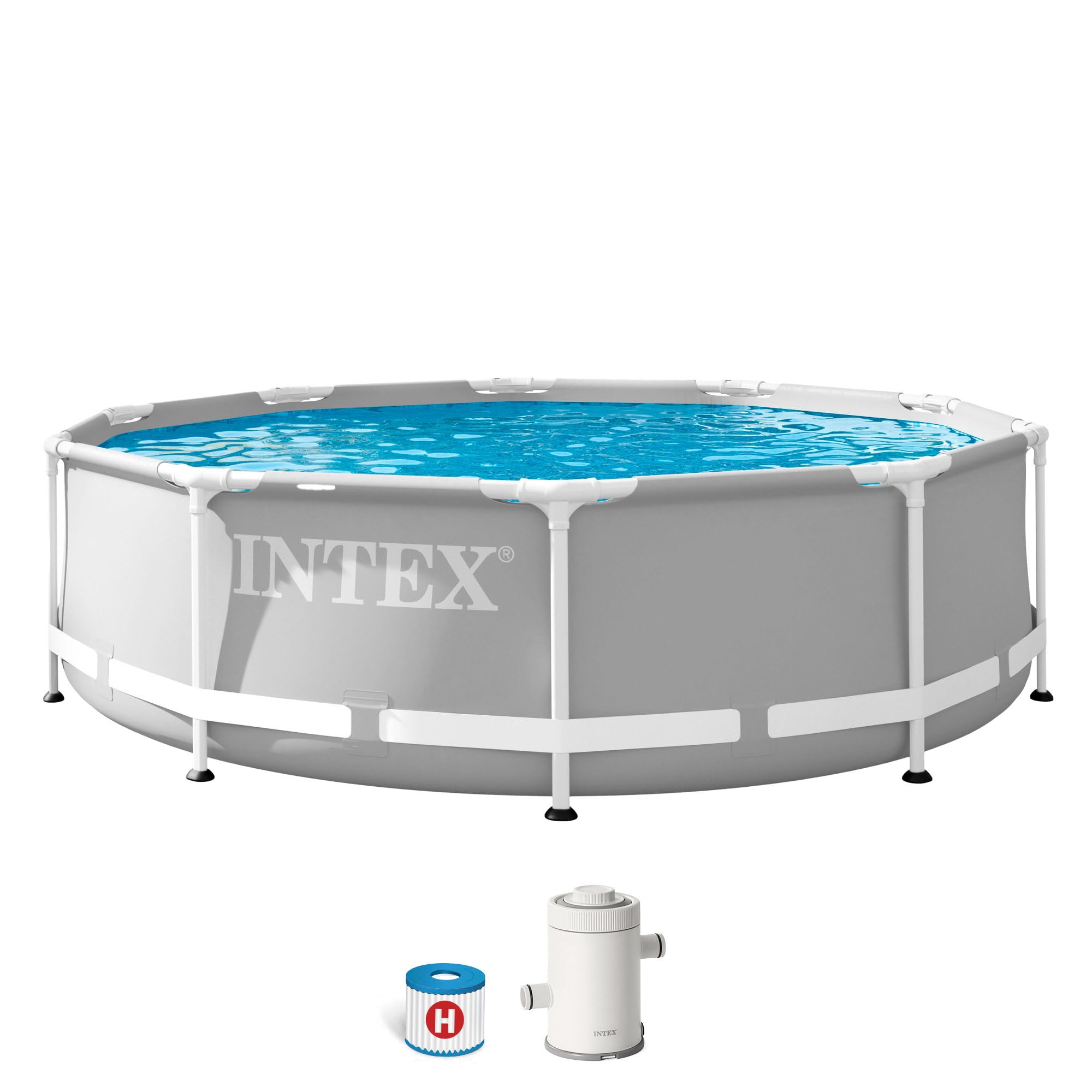 Intex Prism Frame Pools 10ft X 30in (with Pump) - 26702