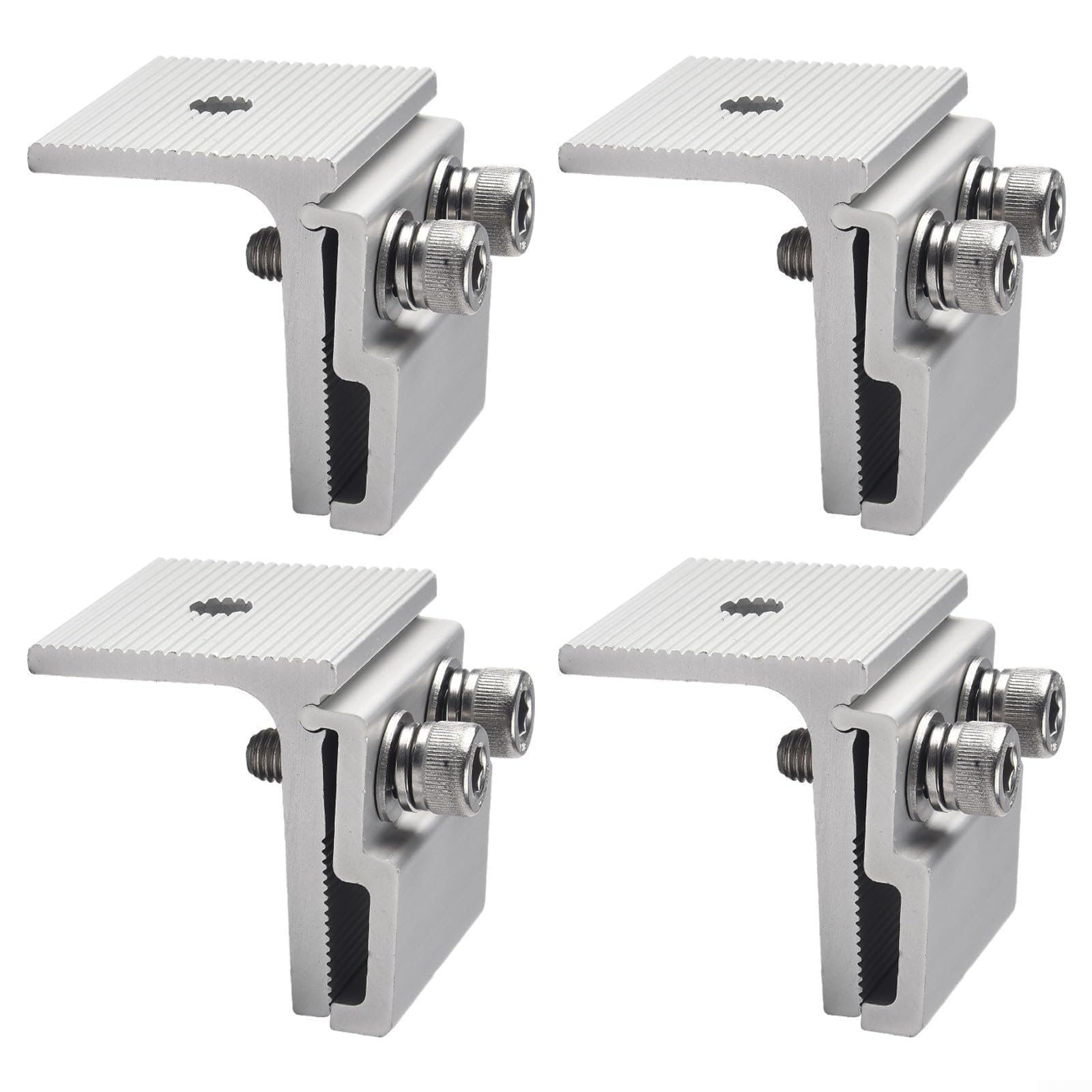 Support de montage de panneau solaire kit aluminium pour autoconsommation toit métal