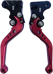 Manete Esportivo Regulavel CNC Titan 150/125/FAN/ES/KS/JOB Freio a Lona Spencer Vermelho