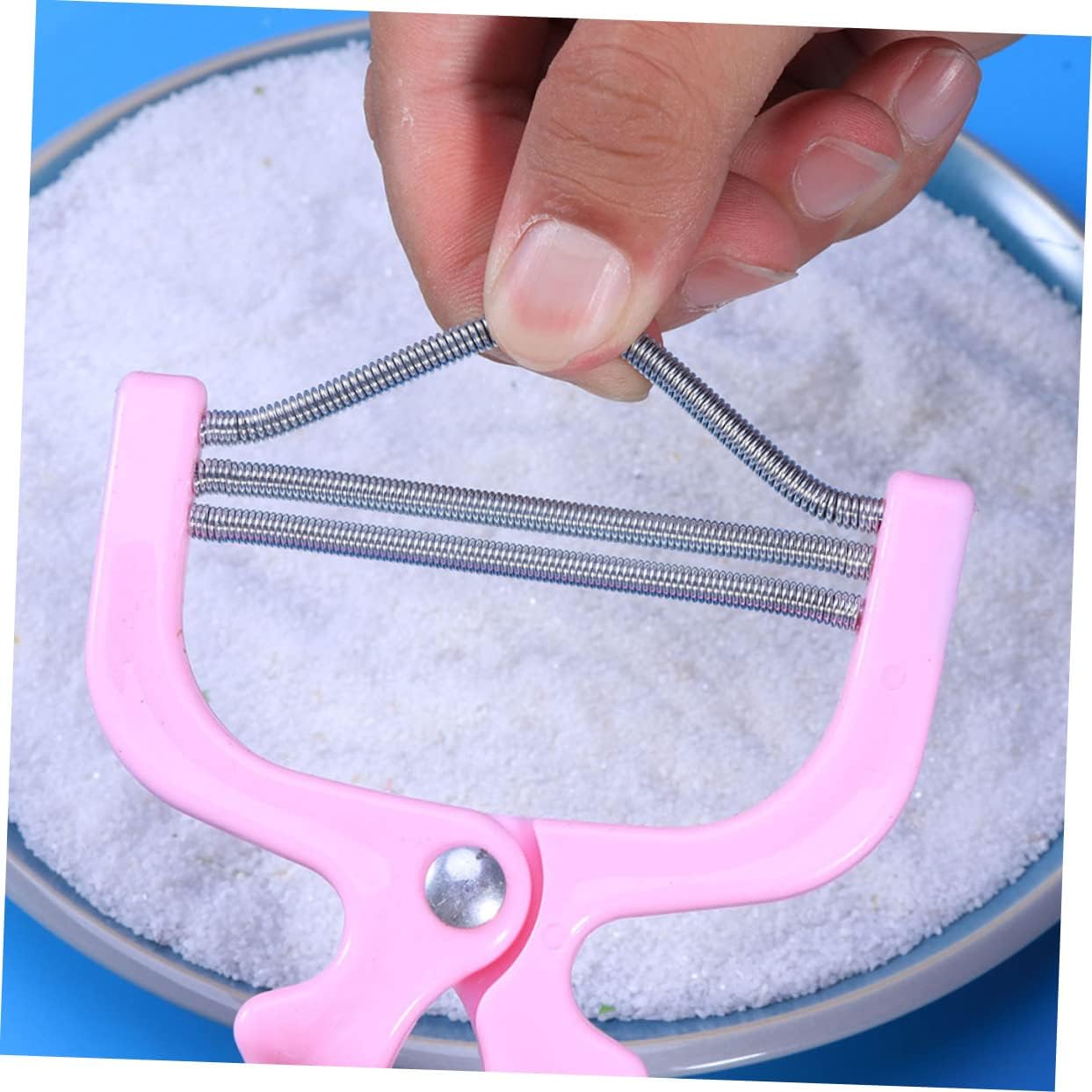 OUNONA 2pcs Manual Facial Hair Remover Set Adjustable Face Hair Threader for Women Spring Epilator Suitable for Skin Types