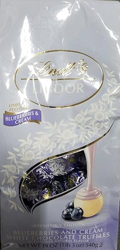 Miniatura 1 de Lindor - Flechas de chocolate color blanco y azul oscuro