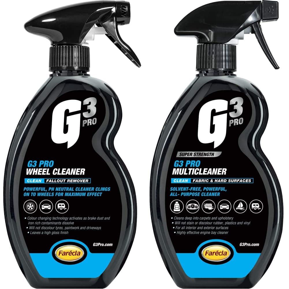 G3 Pro 7209 Wheel Cleaner, 500ml & 7199 Multicleaner, 500ml