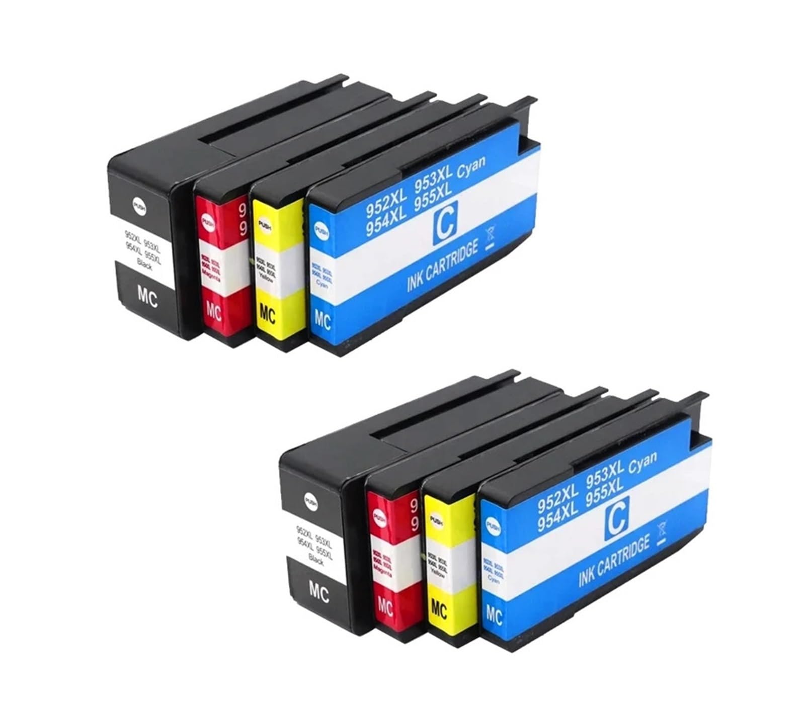 953XL Cartuccia Inchiostro Compatibile Con HP OfficeJet Pro 7720 | Stampa da ufficio, documenti aziendali, testo chiaro, flusso di inchiostro stabile, facile sostituzione(2set)