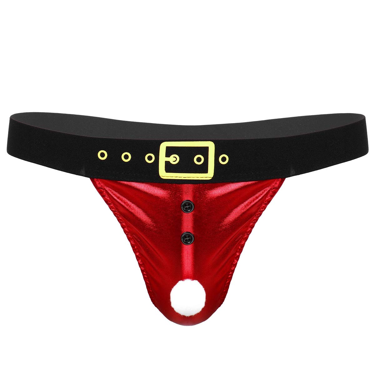 String Pour Hommes Design Double Cercle Et Corde - Taille Unique, Matière Nylon/élasthanne - Neuf Avec étiquettes