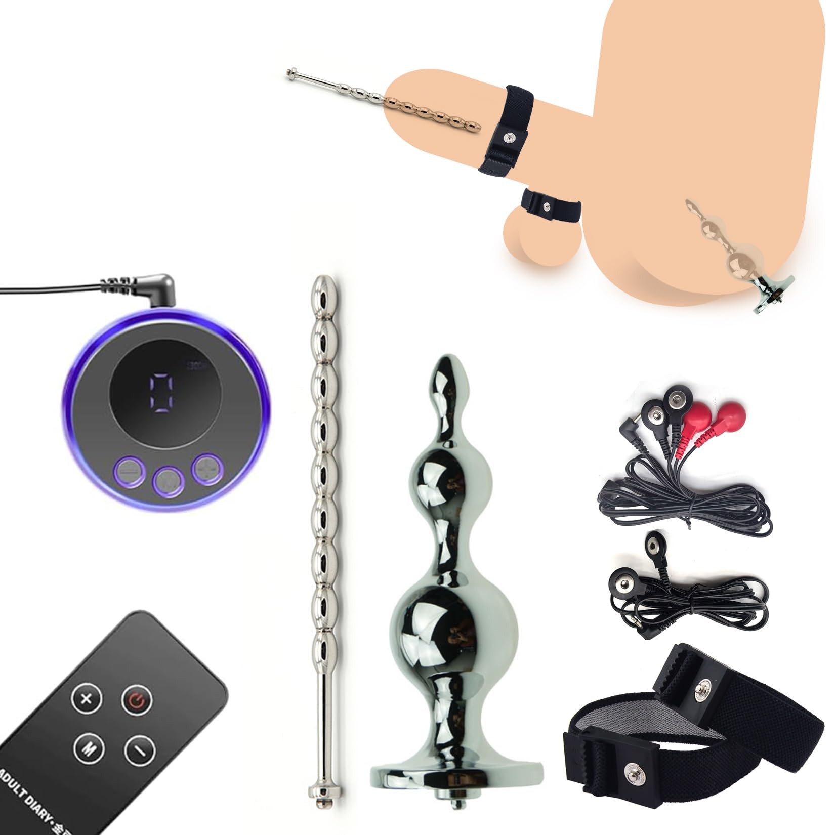 BDSM Elektrostimulation Set, Elektro Shock Analplug mit Harnröhren Plug und  Penisring, Folter SM Extrem Bondage Analdildo Anal Dilatator Reizstrom-Set  Prostata Massagegerät für Frauen Männer Paare : Amazon.de: Drogerie &  Körperpflege