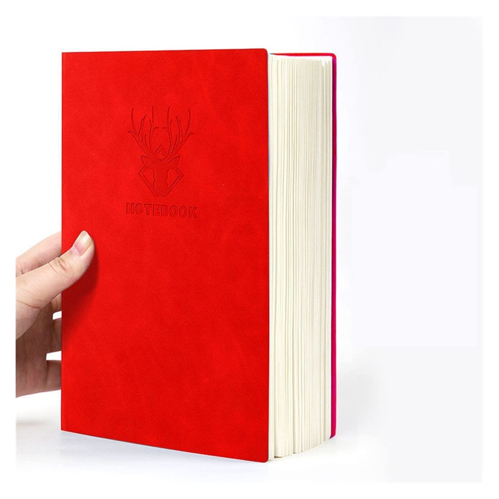 360 A5 Diario Notebook Notebook Daily Business Ufficio di lavoro Taccuino Semplice Spesso Istituto universitario Diario Diario Diario Forniture scolastiche Le pagine super spesso (Color : B)