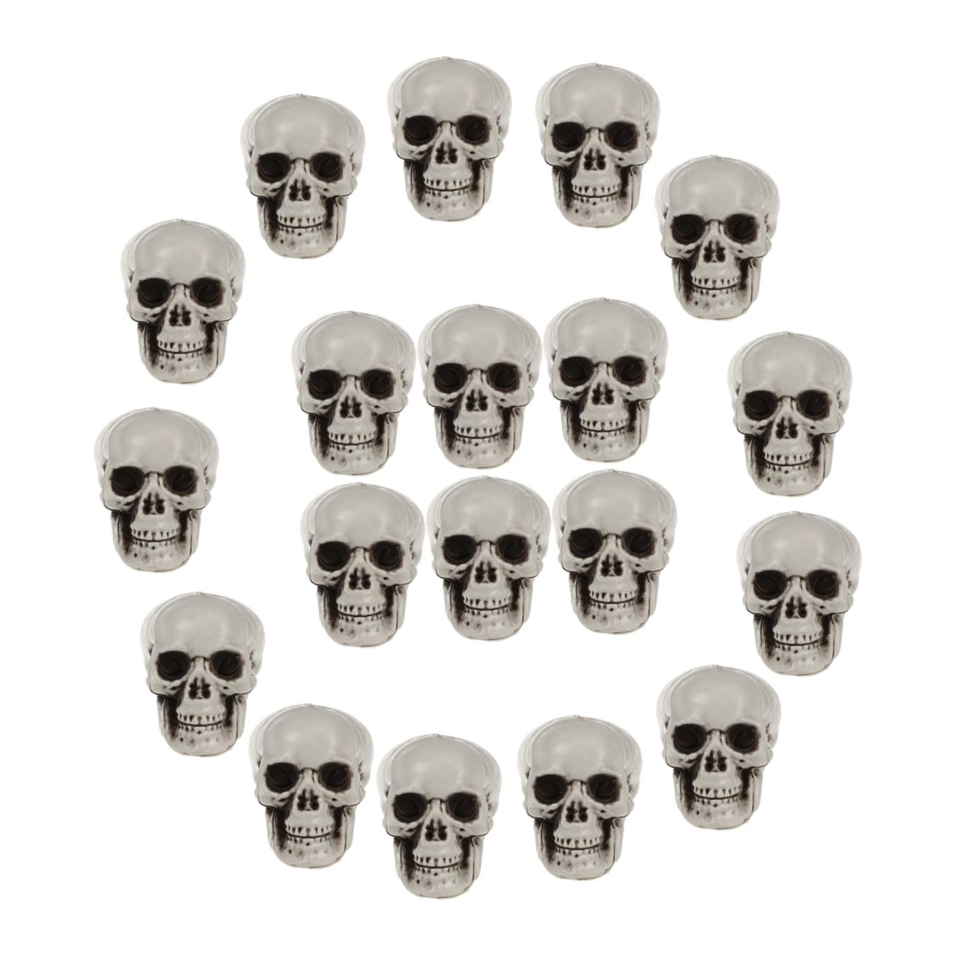 BESTonZON 54 Pezzi teschio di halloween party halloween decorazione halloween scheletro di halloween snodabile scheletri di Halloween decorazioni torte decorazione casa decorazione scheletro