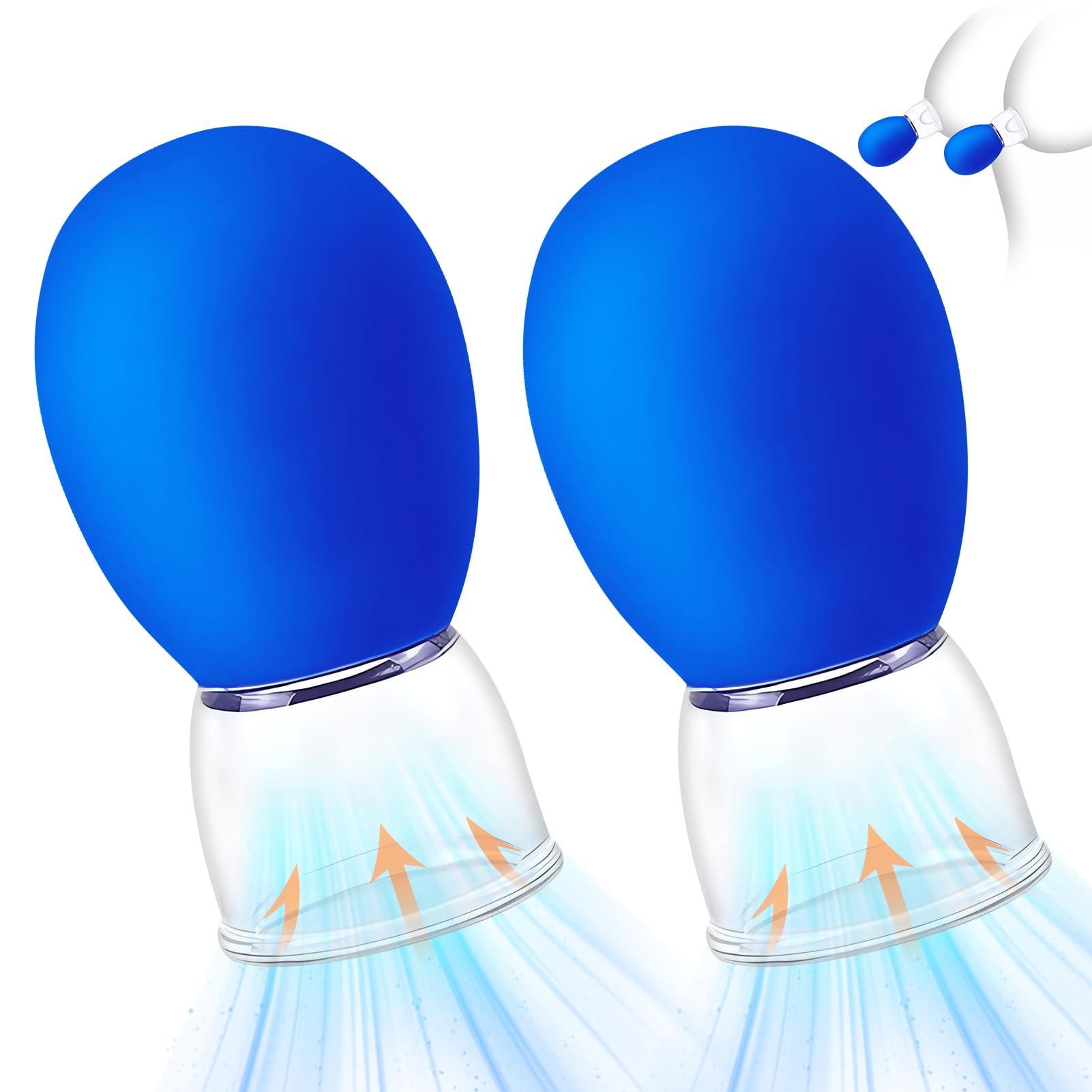 SXOVO Succhiatore di capezzoli in silicone 2 pezzi Pompa per il seno Stimolazione del clitoride Masturbazione Extra Forte Succhiatore di capezzoli Giocattolo sessuale per donne e coppie