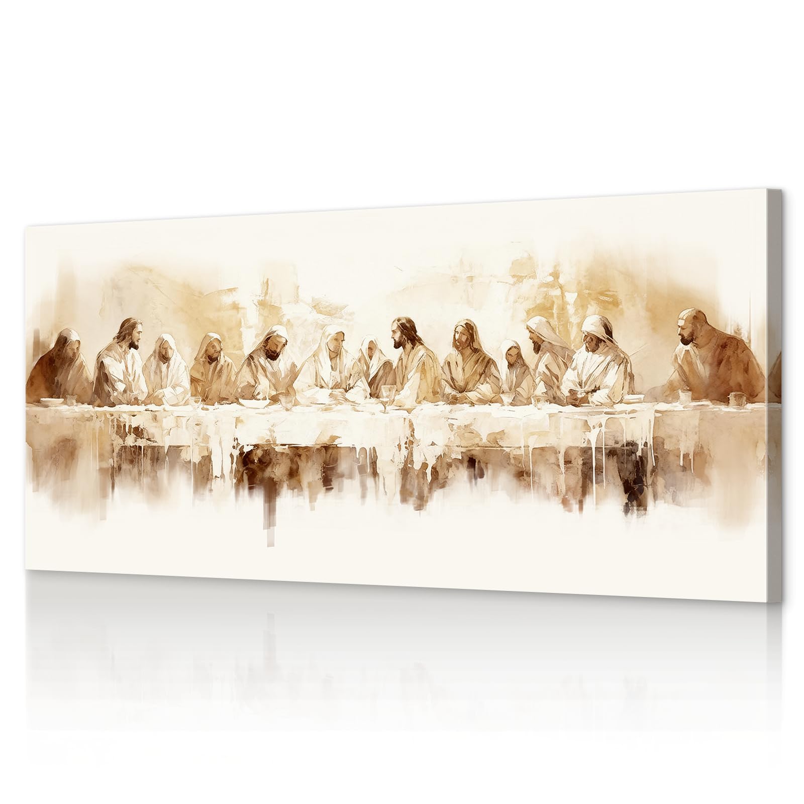 Mistyefly Christian Art Religious Decor Last Supper Picture for Dining Room