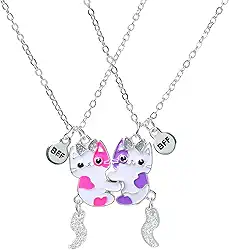 Colar Melhores Amigas Best Friends Amizade Gatinhos Best Friends Forever Bff Parzinho Metades