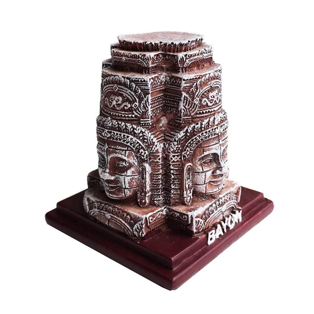 Wedare Home DecorationCambodia 3D Angkor Wat Resin Desktop Table Handmade Ornament Tourist Souvenir Collection