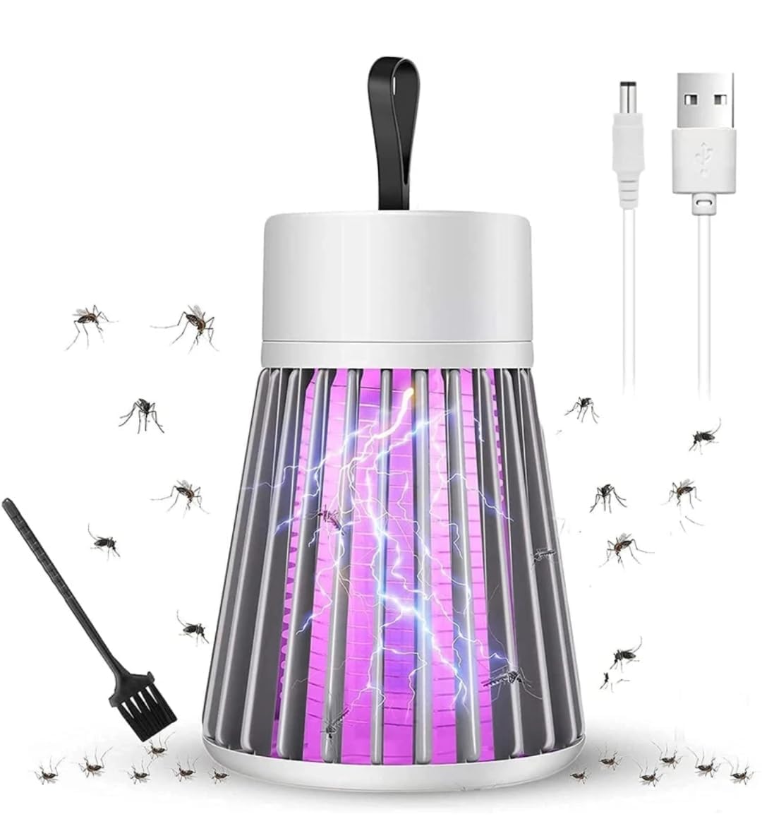 DJIVAN Eco Friendly Electronic LED Mosquito Killer Machine Trap Lamp, Screen Protector Mosquito Killer lamp for Home, USB Powered Electronic (U-Pack of 1)-image-8
