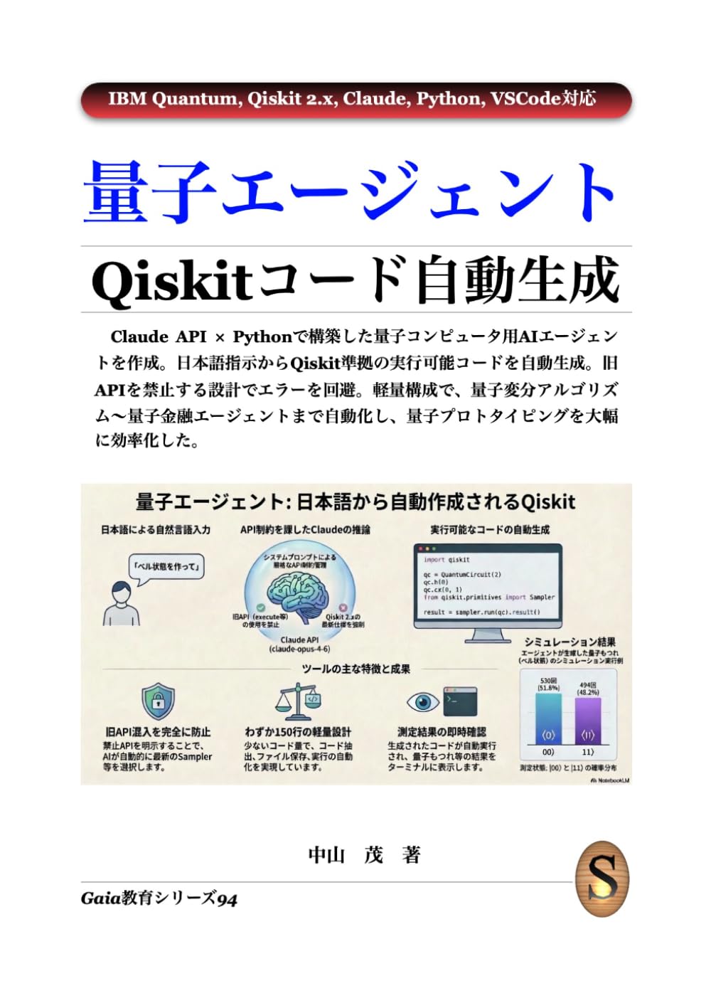 量子エージェント Qiskitコード自動生成