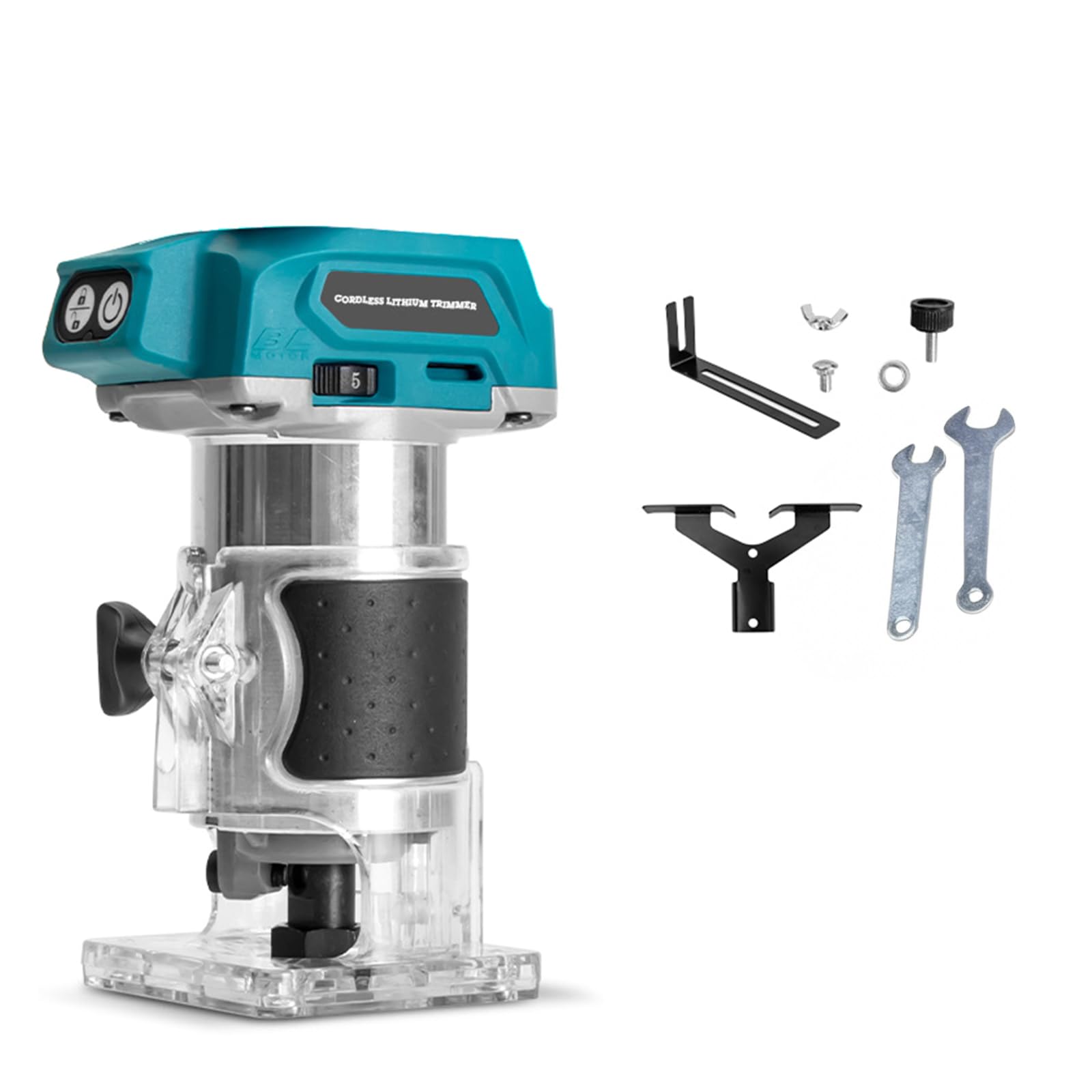 Jazuaiao Multi-Function Cordless Engraving Tool Featuring Clear Base For Accurate Wood Carving Tasks Brushless Motor