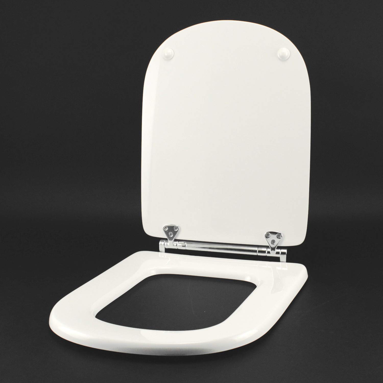 Copriwater per Ideal Standard CALLA BIANCO EURO con cerniera ORIGINALE a tubetto cromo
