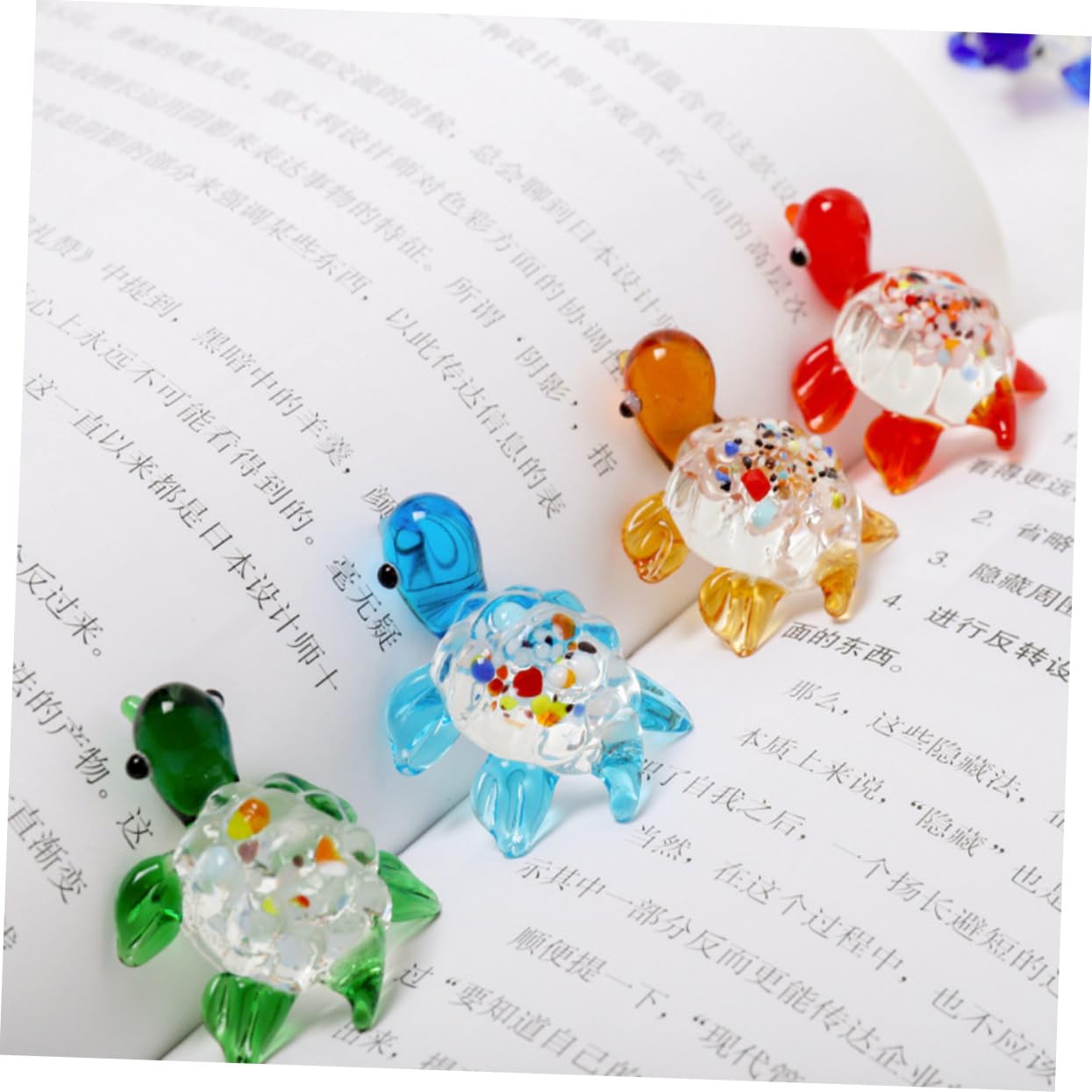 MAGICLULU PCS Ornamento Fish Tank Decor Vitroleros para Mini Figura Mini All'Aperto Statua Figura Modelli Alta Borosilicato di Mare