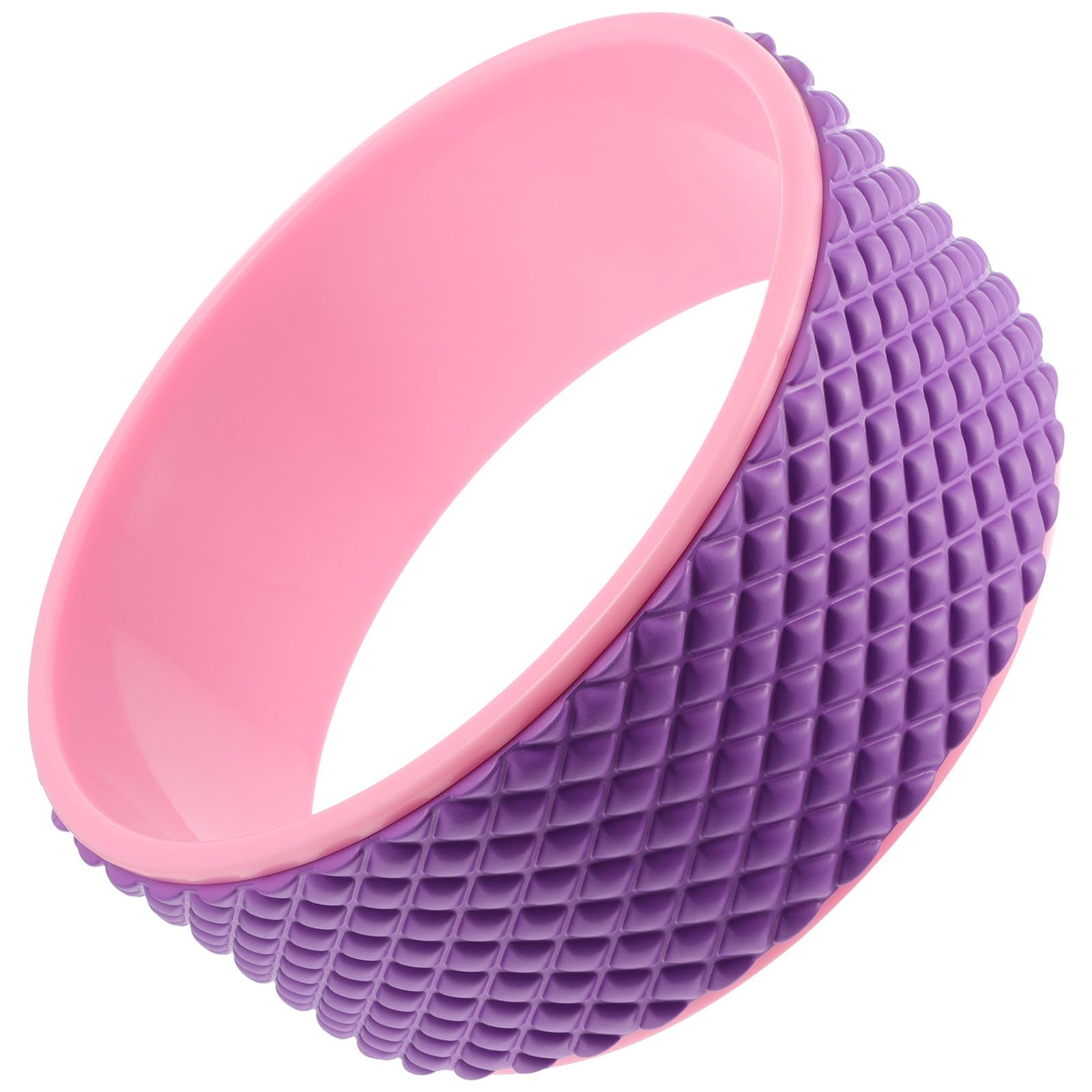 CHILDWEET Ruota Yoga in Plastica per Massaggio e Supporto, Durezza e Durabilità Elevata, per Yoga e Uso Professionale, Rullo per Esercizi di Flessibilità e Rilassamento