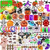 ChildFun 530 PCS Halloween Party Favors for Kids, Halloween Toys Bulk for Goodie Bags Fillers, Non-Candy Treats,...