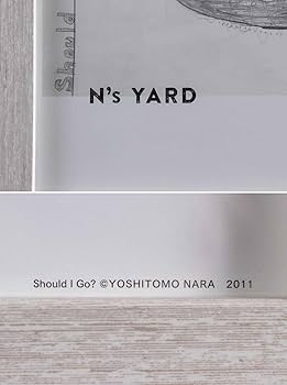 奈良美智 Should I Go B3 ポスター Amazon.co.jp: 現代アート 奈良美智 Should I Go? アート