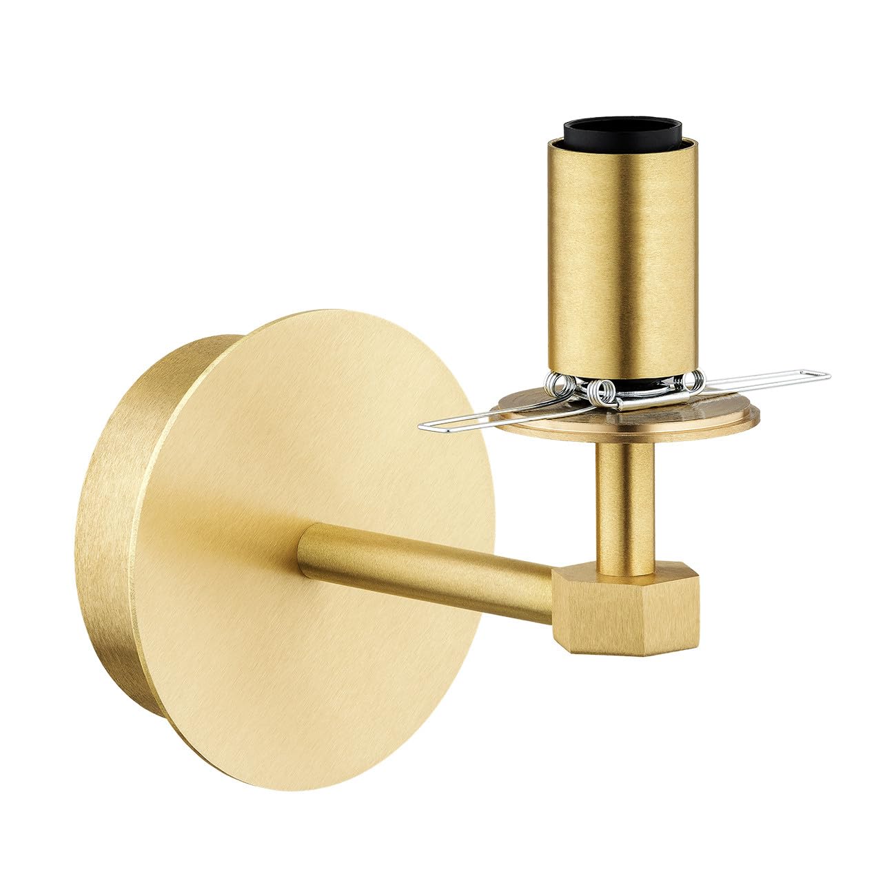 Argon PALOMA Applique ad angolo retto Opale Opaco (Cannellata), Ottone Spazzolato