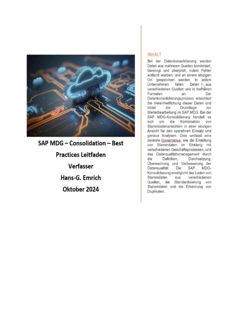 SAP Master Data Governance – Consolidation -Leitfaden: SAP Master Data Governance und Consolidation