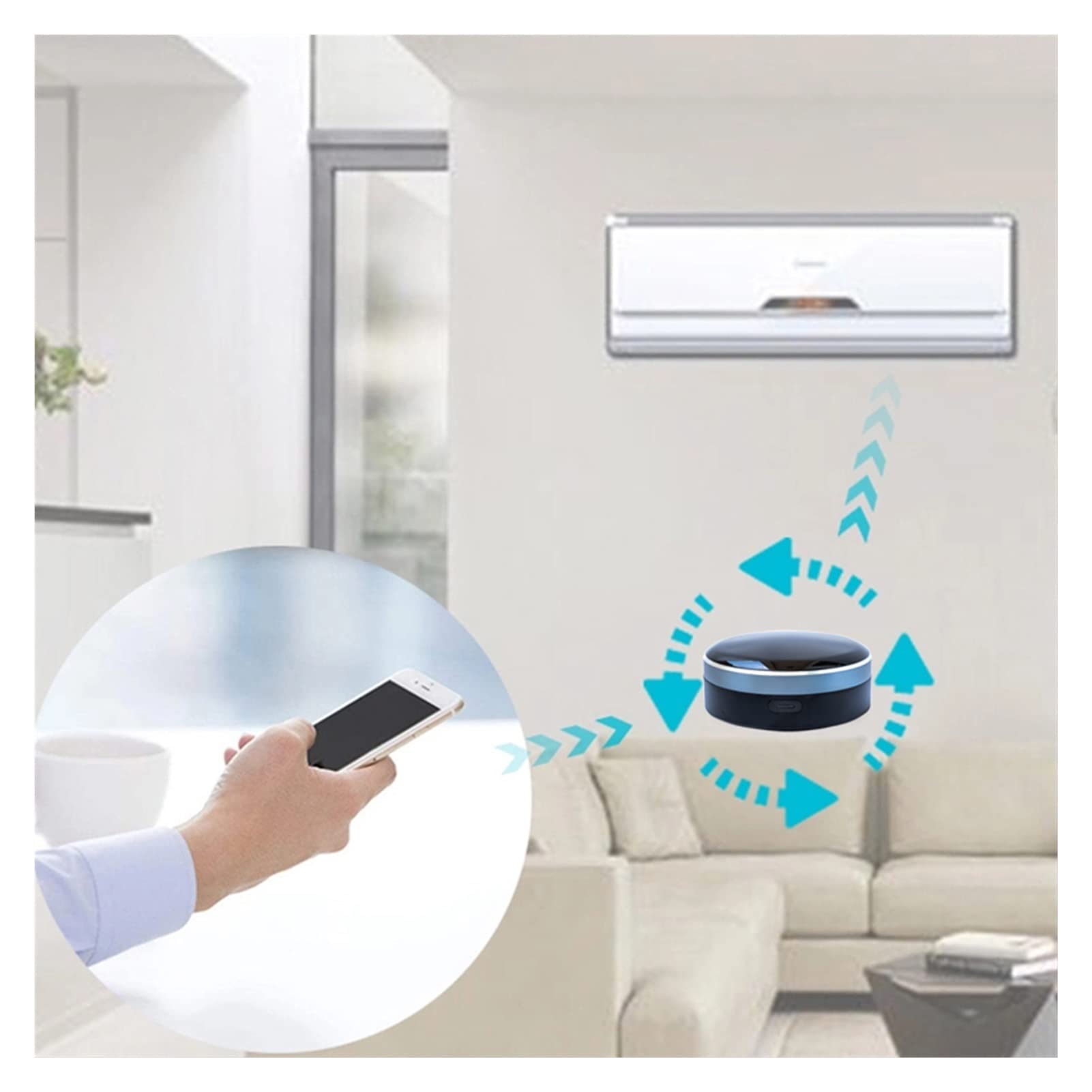Accorto WIFI IR RF Telecomando universale a infrarossi controller for TV AC DVD Garage Door Opere