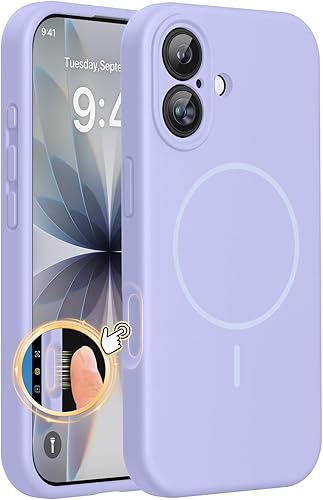 Miniatura 291 de Miracase - Funda diseñada para iPhone 11 con protector de pantalla, funda de goma de silicona líquida, protección total contra caídas y a prueba