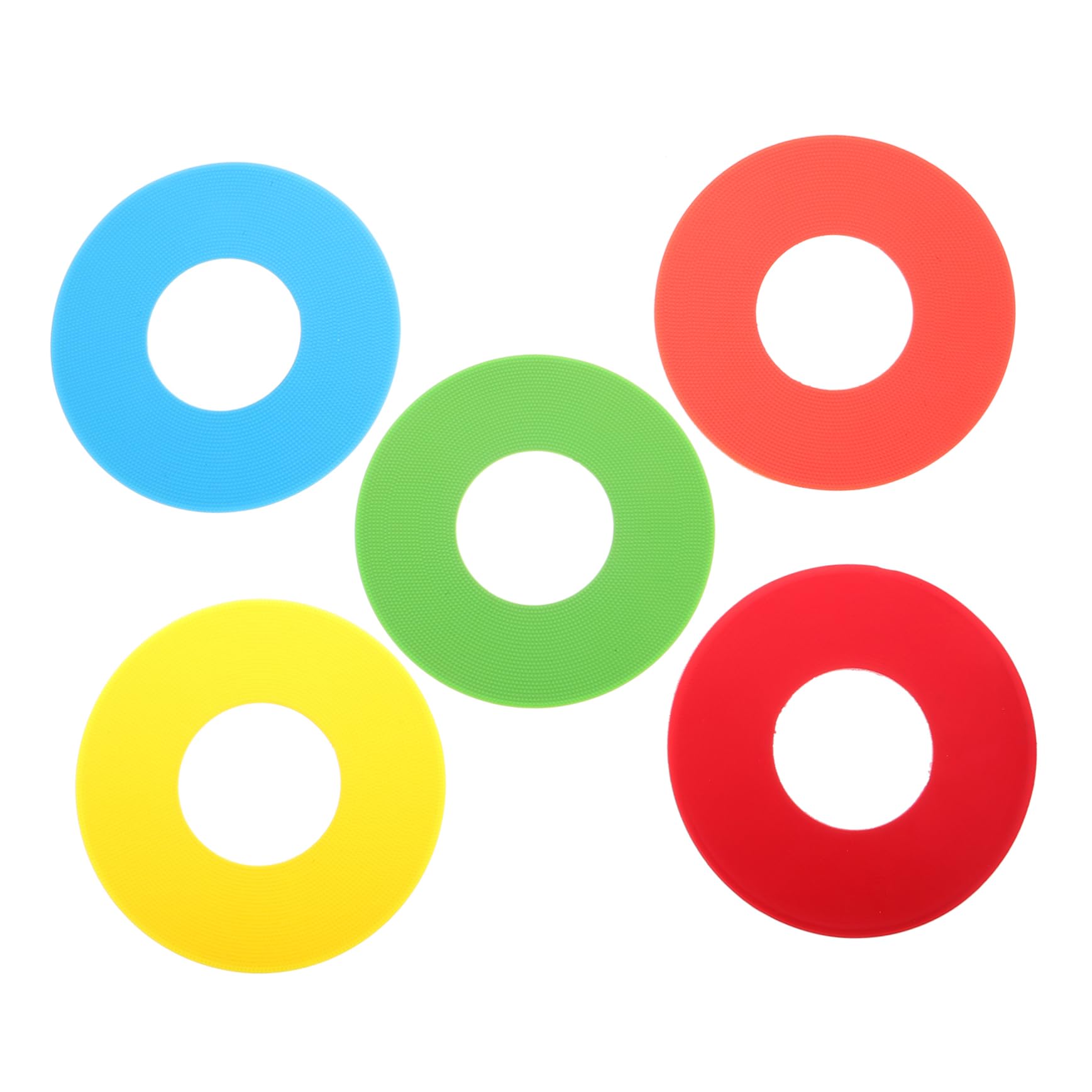 ifundom 5Pcs Portable Non Slip Agility Training Discs for Soccer Drills Lightweight Handheld Markers for Sports Training and Skill Improvement