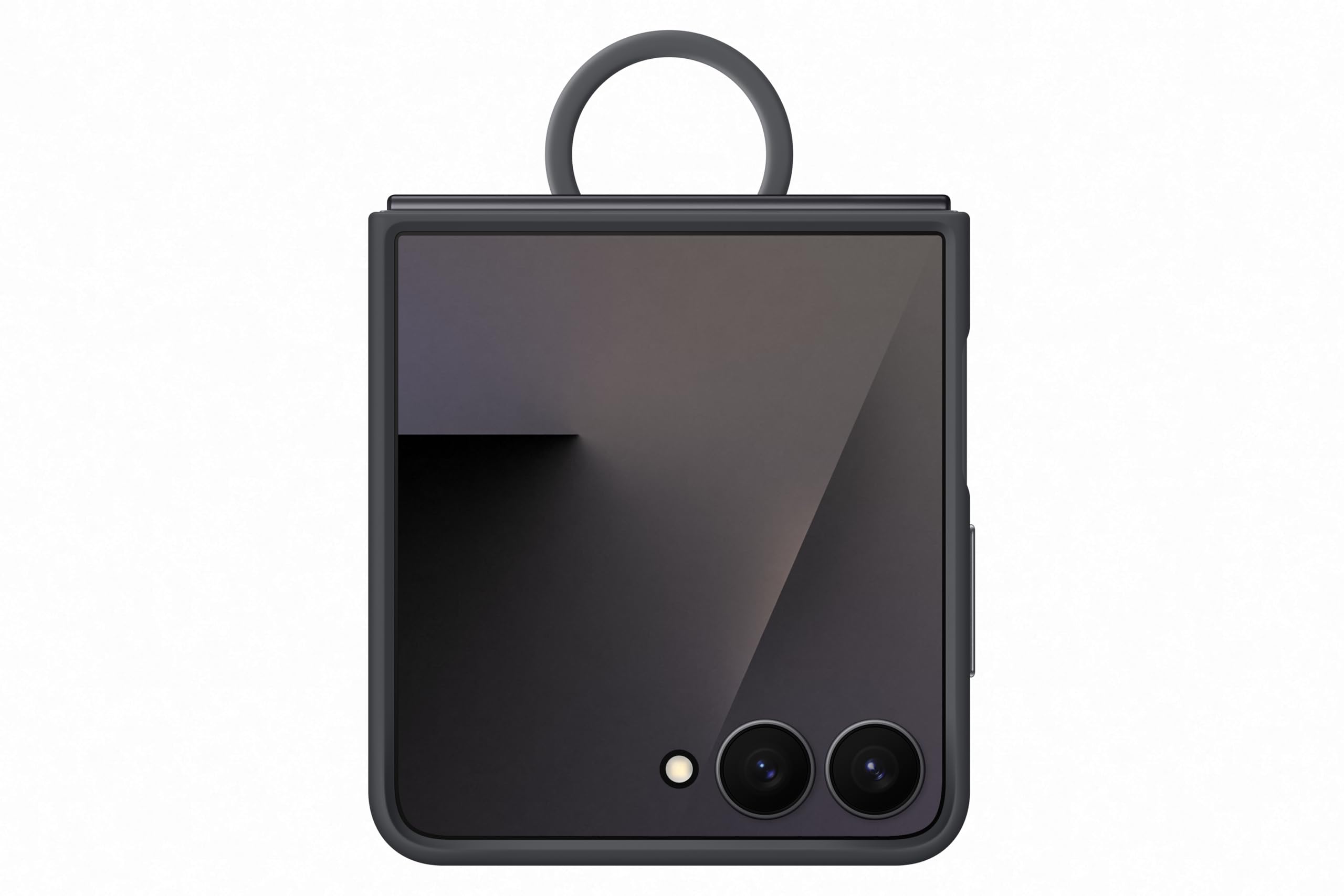 Samsung Black Ring Case (Silicone) For Galaxy Z Flip7