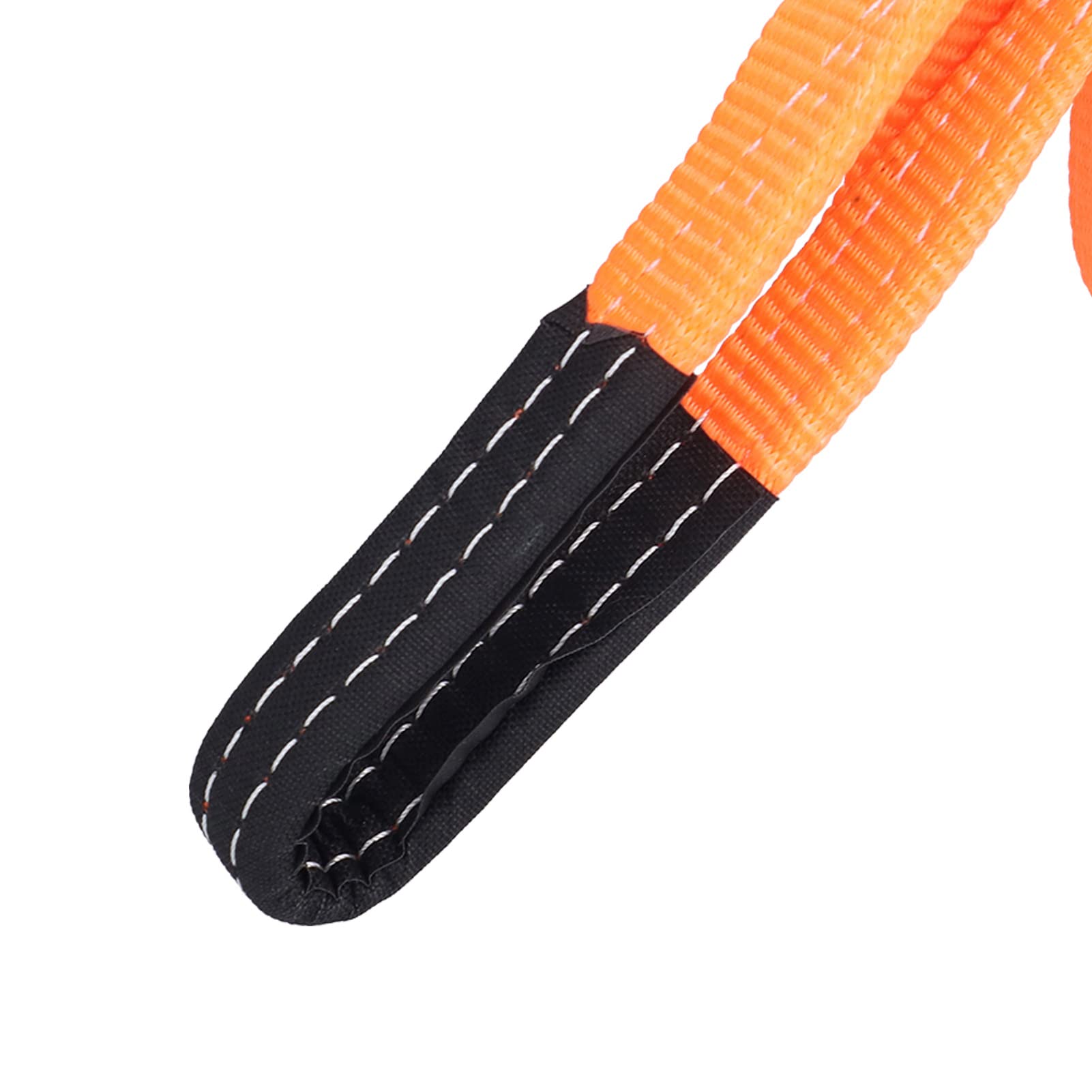 Cuerda de Remolque Offroad, Correa de tracción de poliéster de recuperación, Correa de Remolque de recuperación, 5 Metros 5 toneladas, para SUV, ATV, Kit de Correa de (Orange)