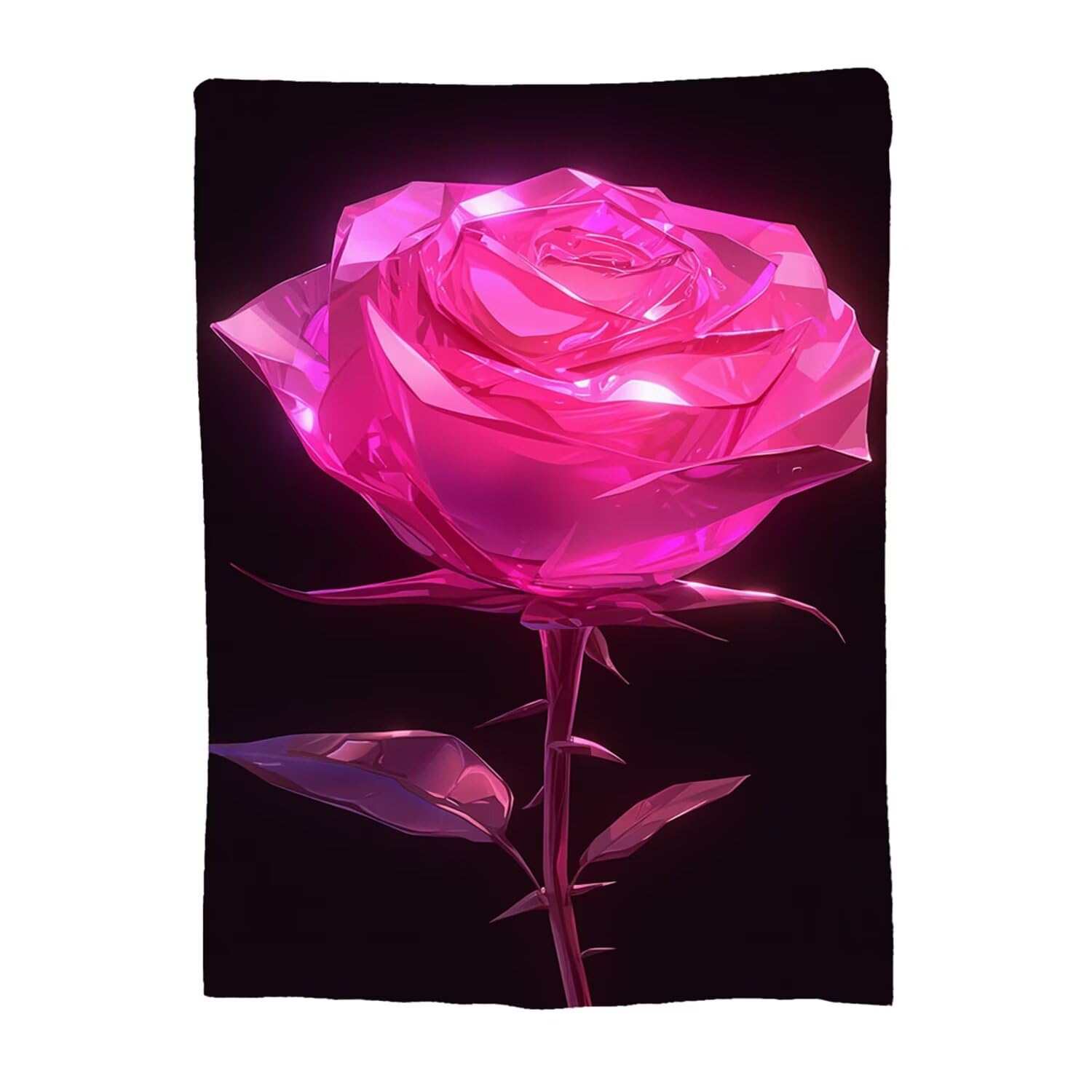 Blanket flanelle douce et raffinée, un plaid rose haute densité thermique