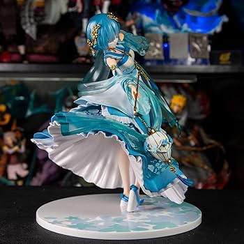 フィギュア 青 約30cm Amazon | ゼロから始める異世界生活レム漢服双頭1/7スケール高さ