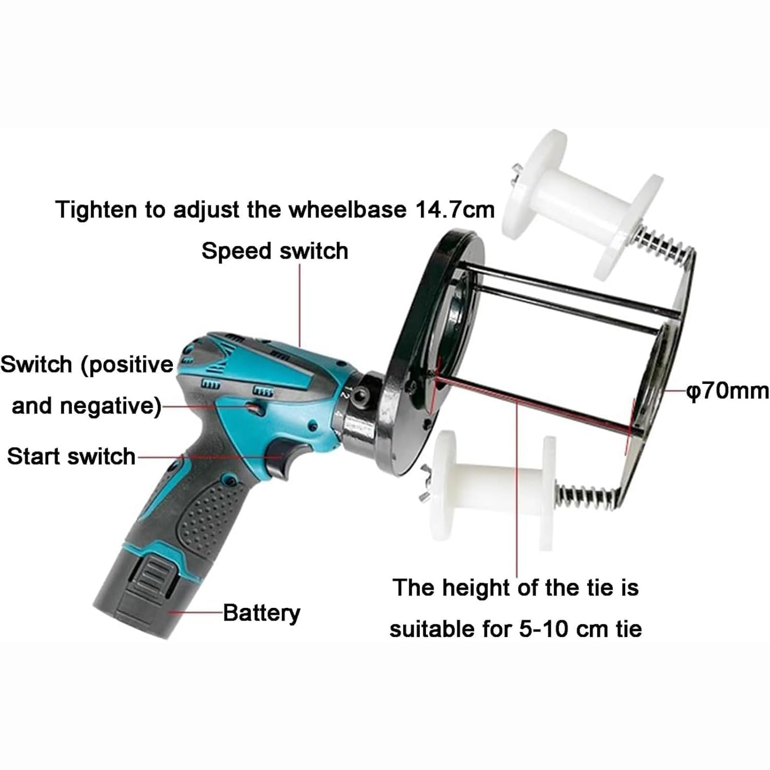 Máquina de embalaje de tuberías de aire acondicionado, envoltura de cinta eléctrica, velocidad ajustable, diámetro de agujero de 70 mm, equipo de cinta de tuberías de cobre para un aislamiento