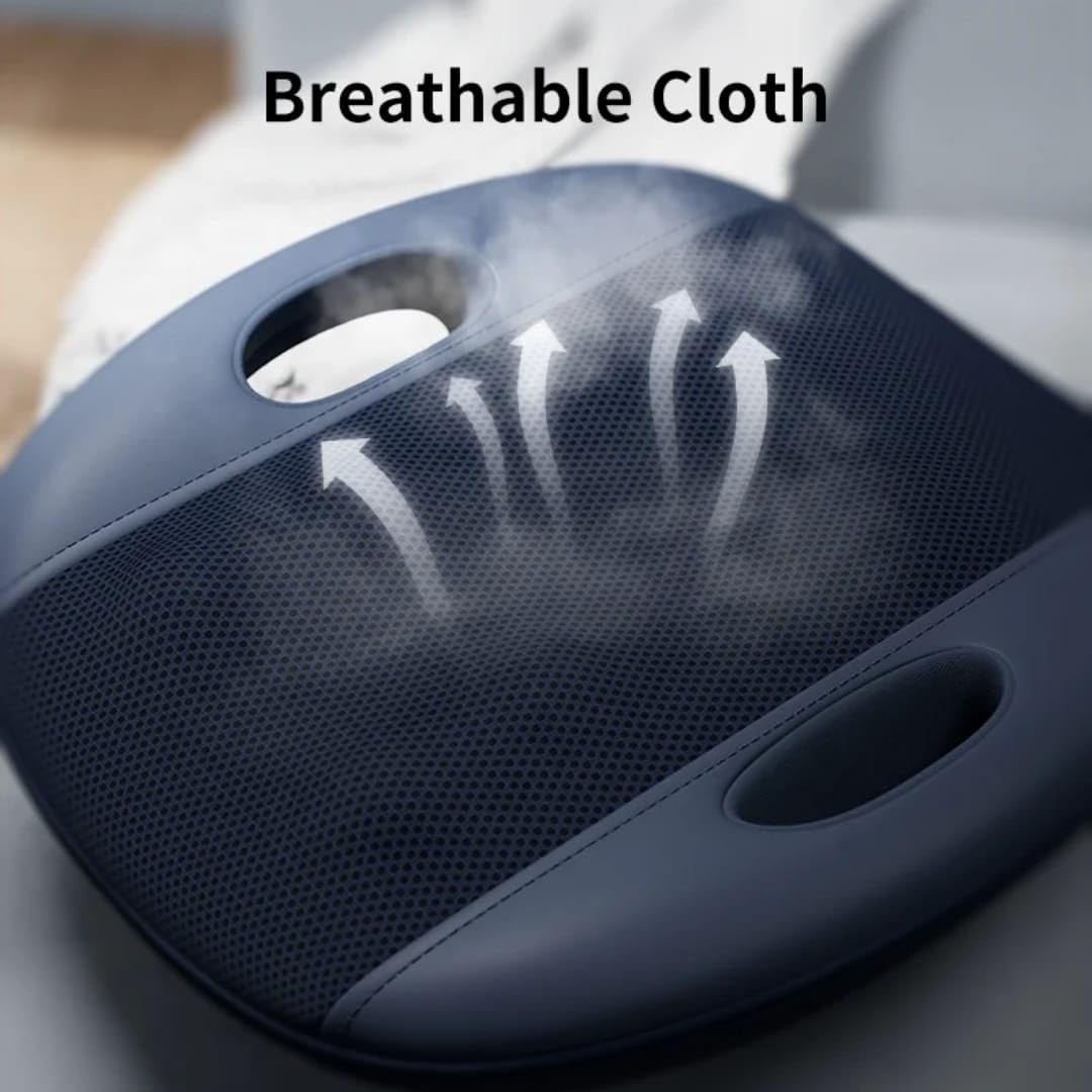 NIVKART Corded Electric NIV09 Shiatsu Back, Neck, Calf, Thigh 12 Ball Multifunction Massage Cushion Machine for Car, Home & Office Use Car Adapter & Electric Adapter Inclusive NIVKART Corded Electric NIV09 Shiatsu Back, Neck, Calf, Thigh 12 Ball Multifunction Massage Cushion Machine for Car, Home & Office Use Car Adapter & Electric Adapter Inclusive